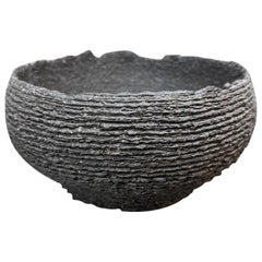Sculptural Ceramic Vessel – Wabi-Sabi Form in Stoneware with Digital Certificate
