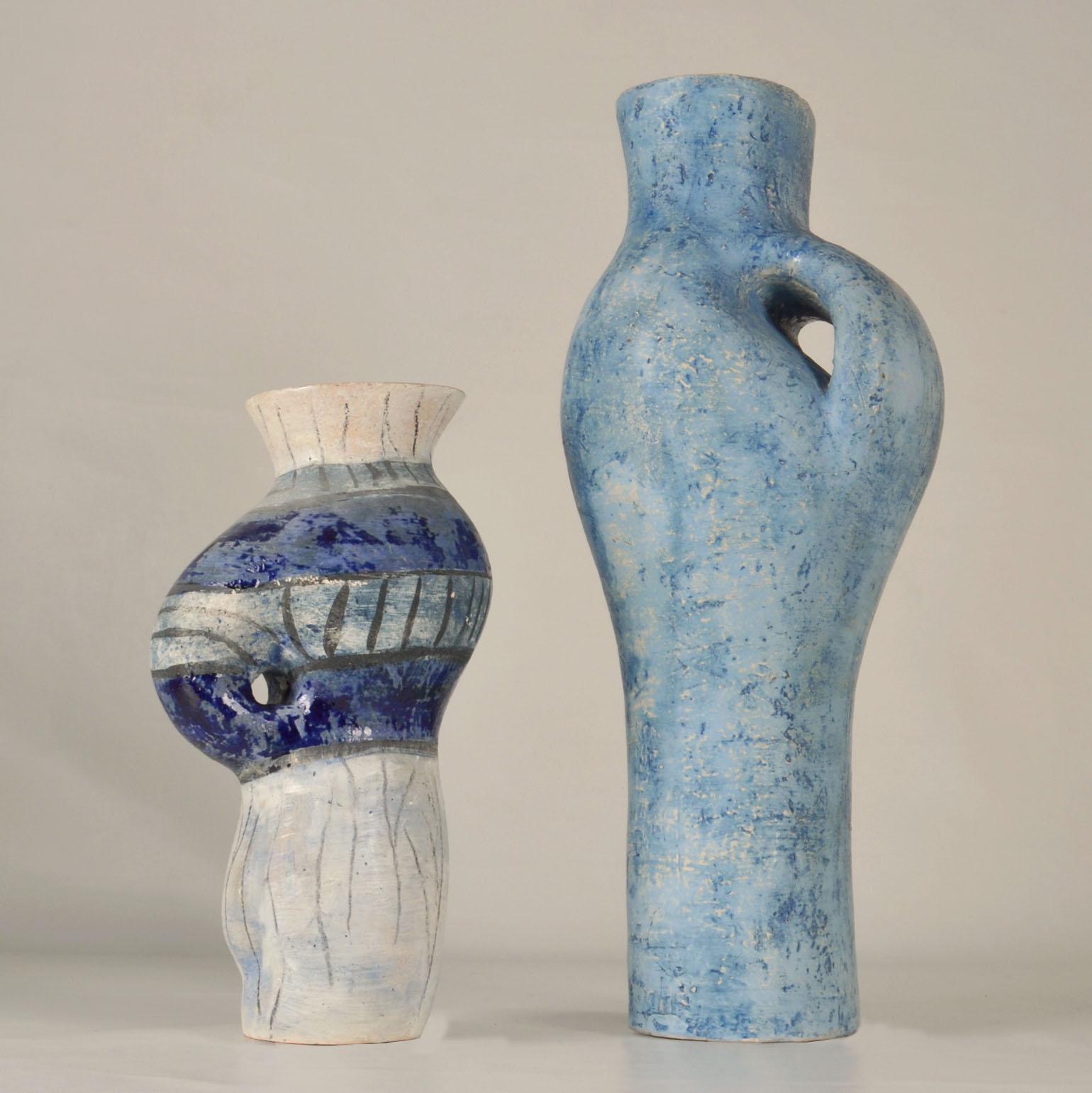 Vaso scultoreo in ceramica con coperchio di Dutch Schalling in vendita 1