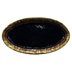 Sculptural Ceramic Wall Dish Piatto Design 1980’s