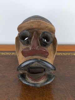 Skulpturale Zeremonienmaske, Dan-Kran-Tradition, Liberia und Elfenbeinküste