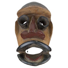 Skulpturale Zeremonienmaske, Dan-Kran-Tradition, Liberia und Elfenbeinküste