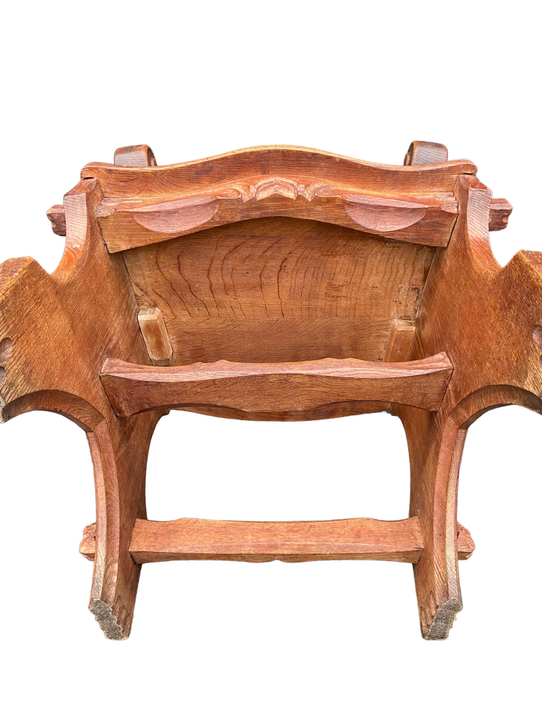 Dutch Sculptural Chair, 1930s For Sale