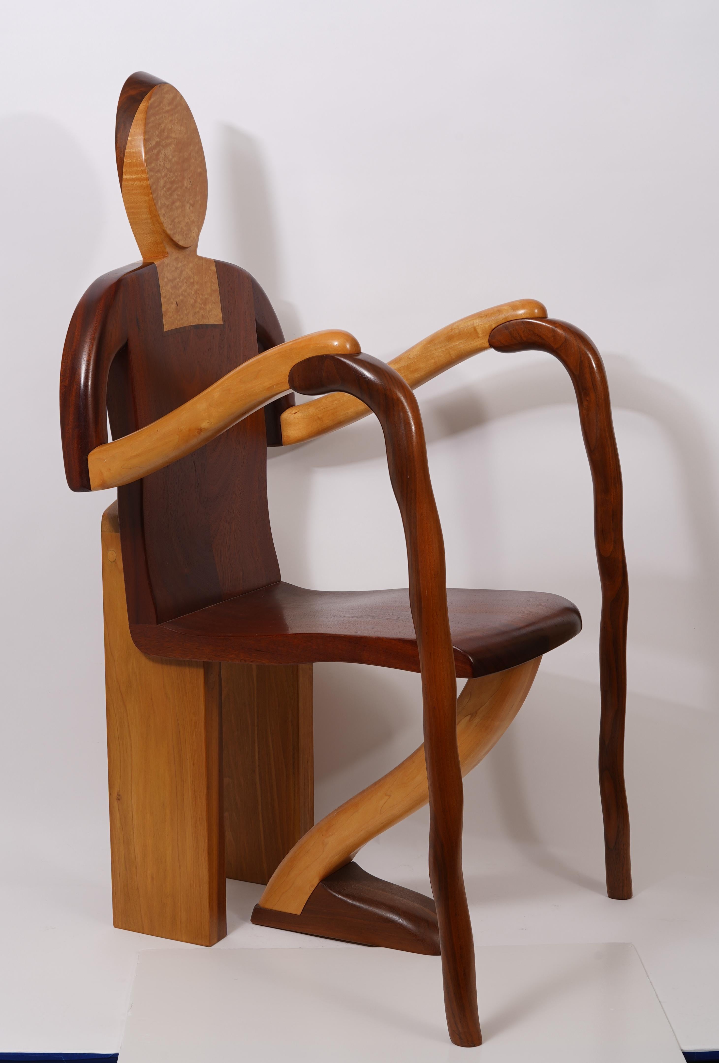 Chaise sculpturale d'Alan Siegel 1981 en vente 5