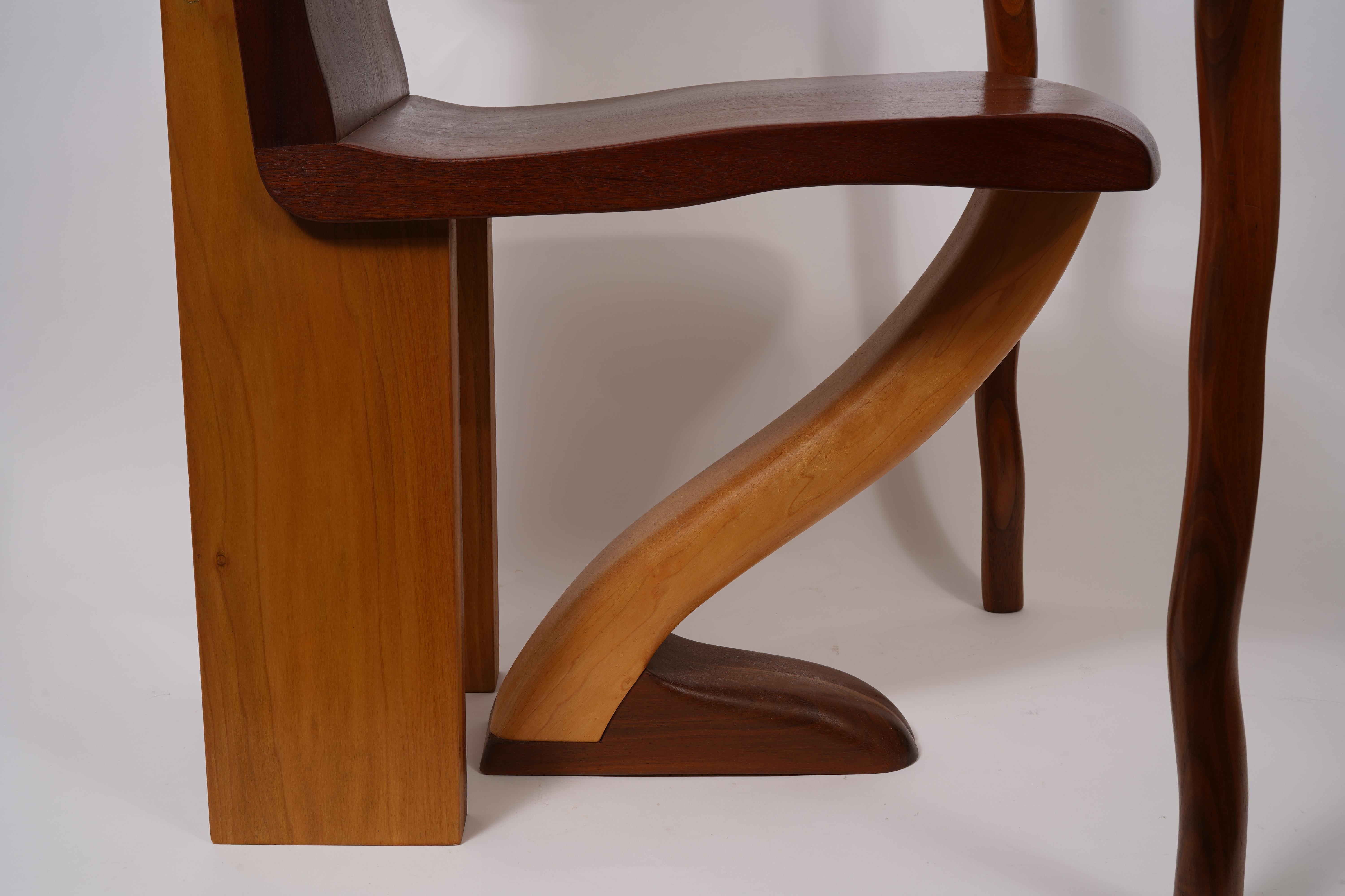 Chaise sculpturale d'Alan Siegel 1981 en vente 8