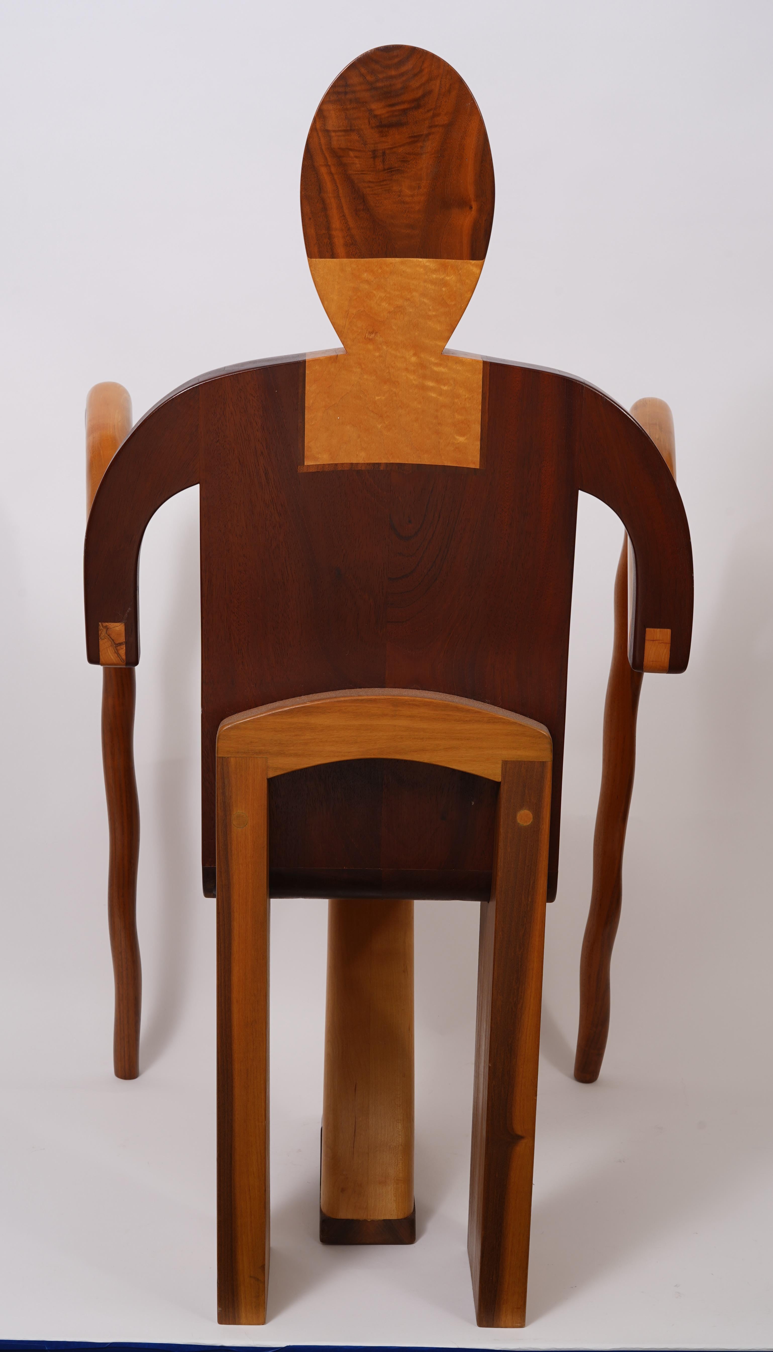 Chaise sculpturale d'Alan Siegel 1981 en vente 10