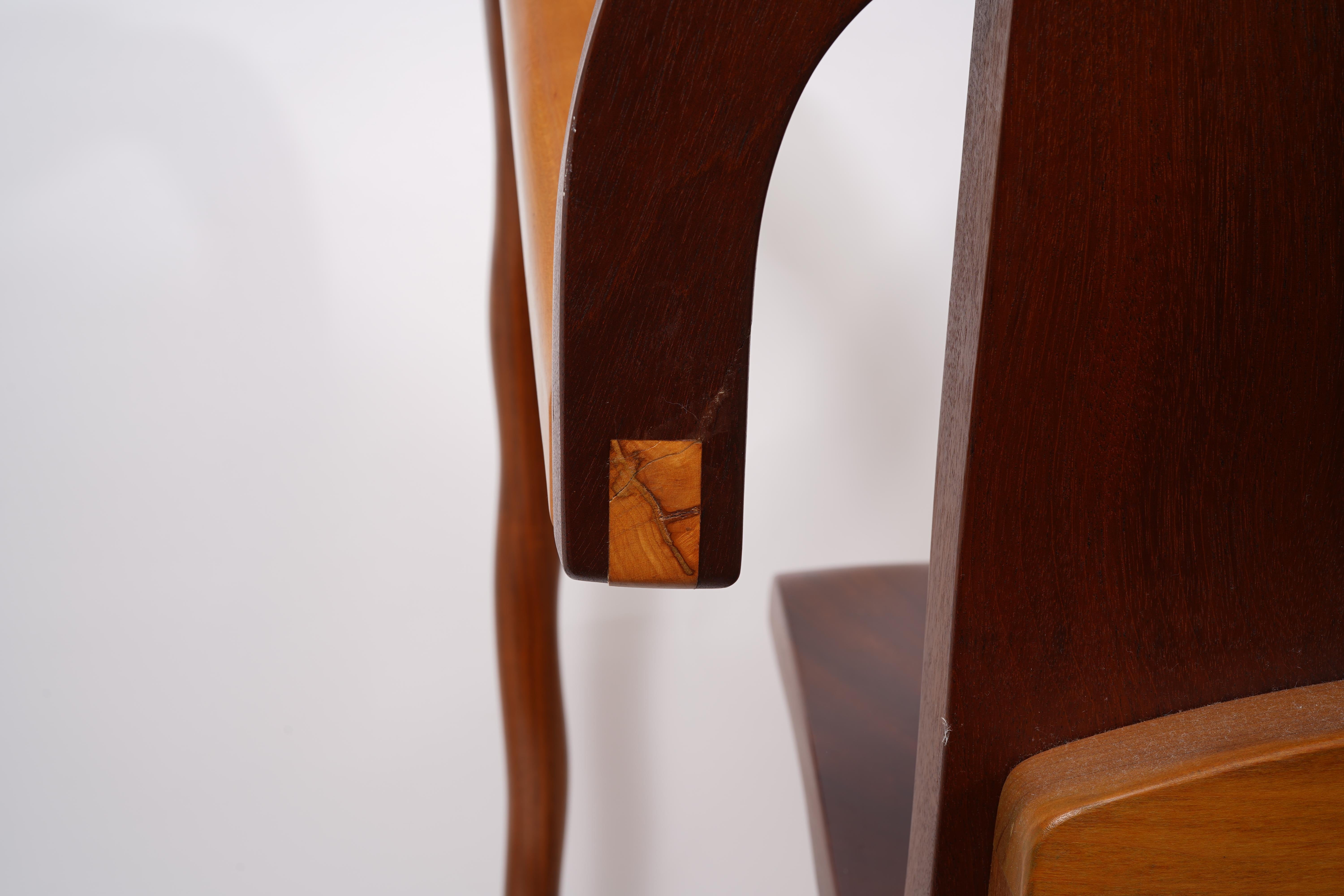 Chaise sculpturale d'Alan Siegel 1981 en vente 12