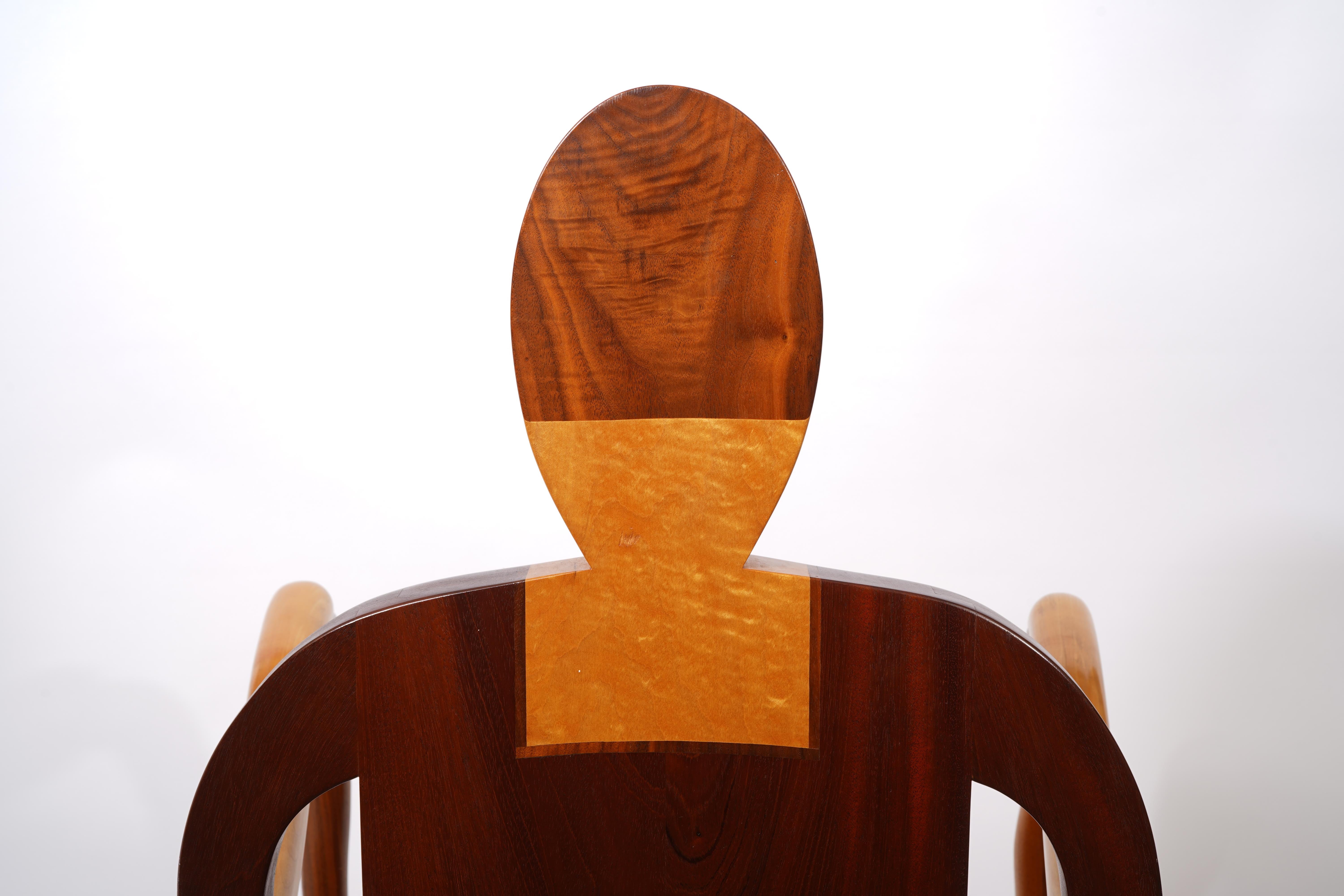Chaise sculpturale d'Alan Siegel 1981 en vente 13