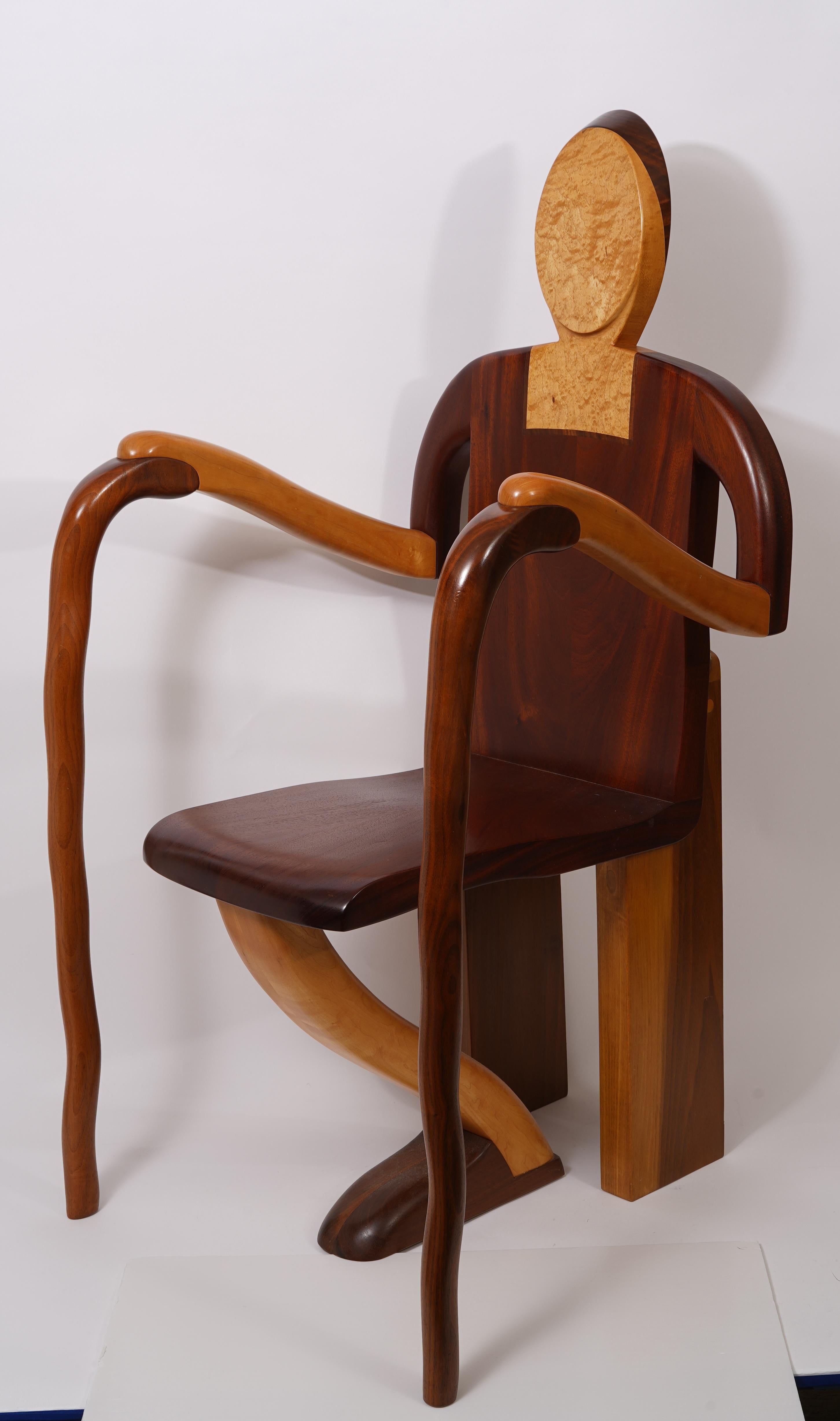 Chaise sculpturale d'Alan Siegel 1981 Bon état - En vente à Ft. Lauderdale, FL