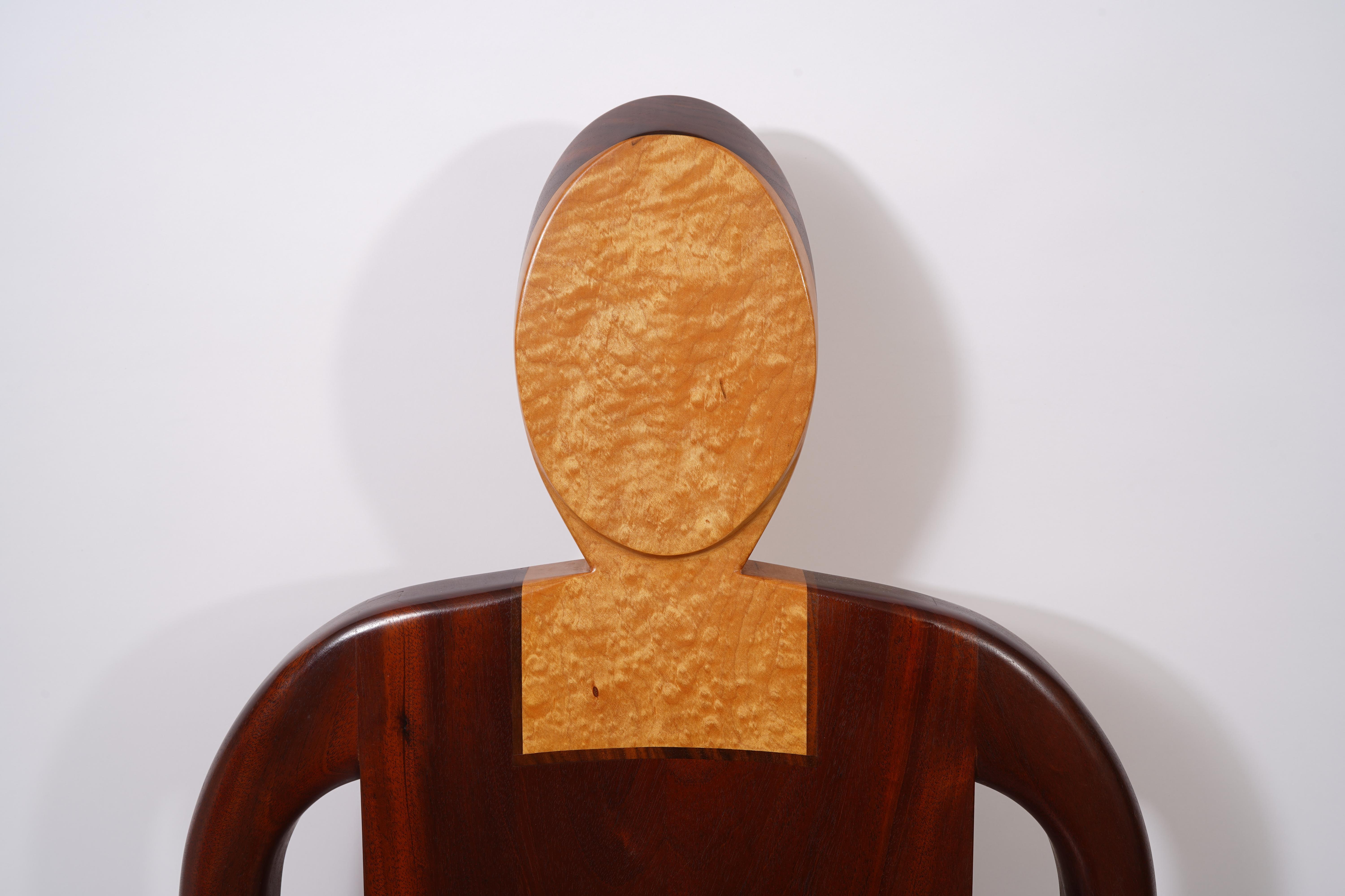 Chaise sculpturale d'Alan Siegel 1981 en vente 3