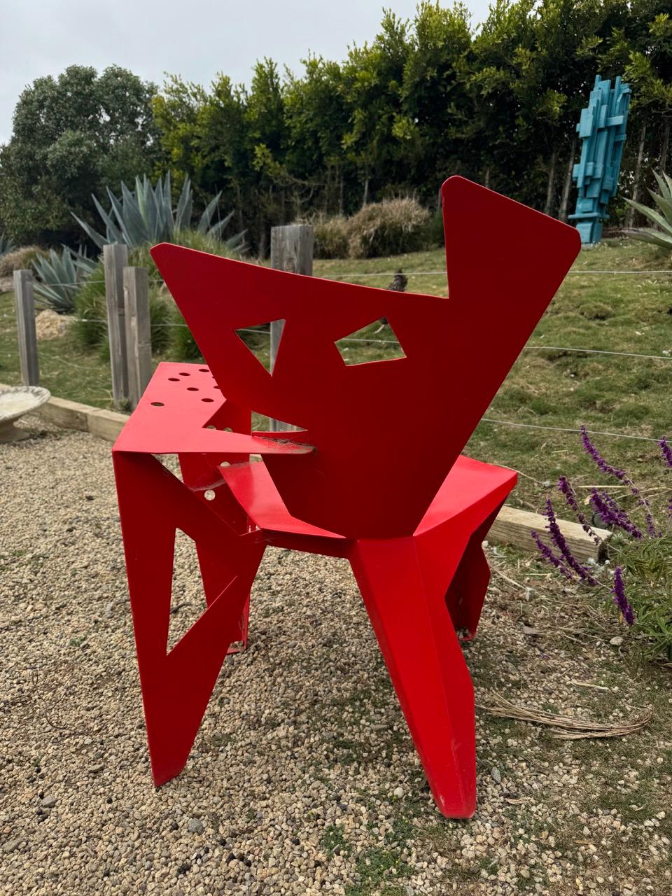 French Sculptural Chair by Gérard Coquelin, France circa 1980s