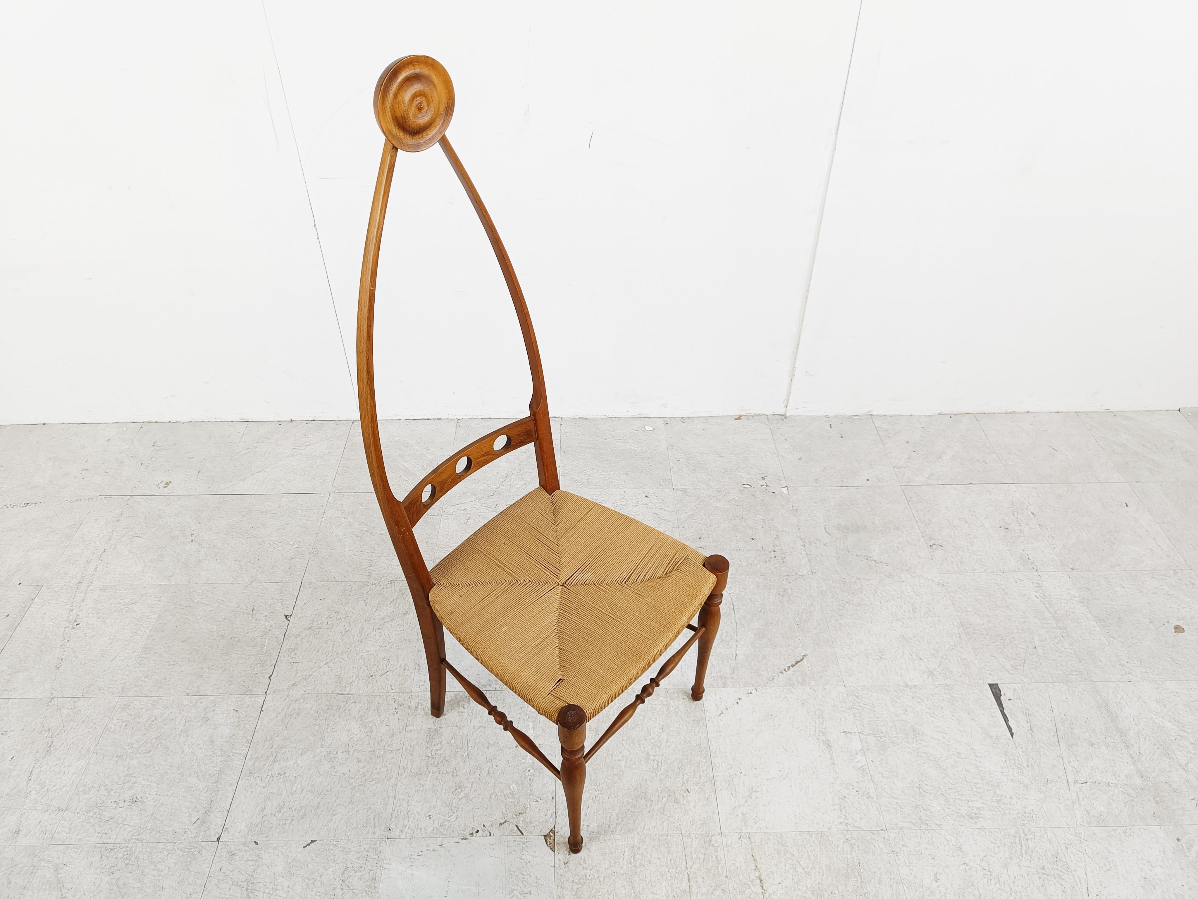 Skulpturaler Stuhl von Pozzi & Varga, 1950er-Jahre  im Angebot 4