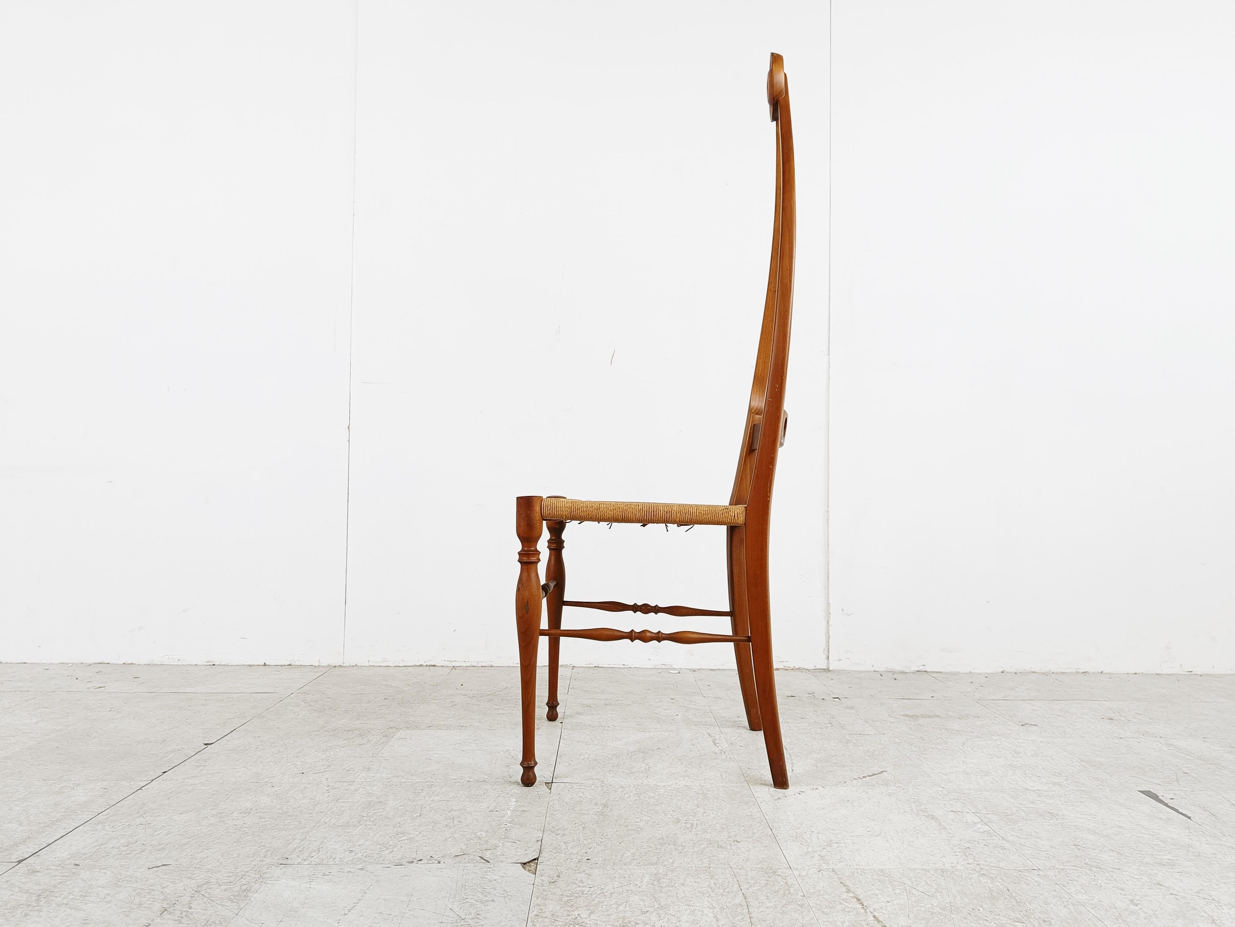 Skulpturaler Stuhl von Pozzi & Varga, 1950er-Jahre  (Mitte des 20. Jahrhunderts) im Angebot