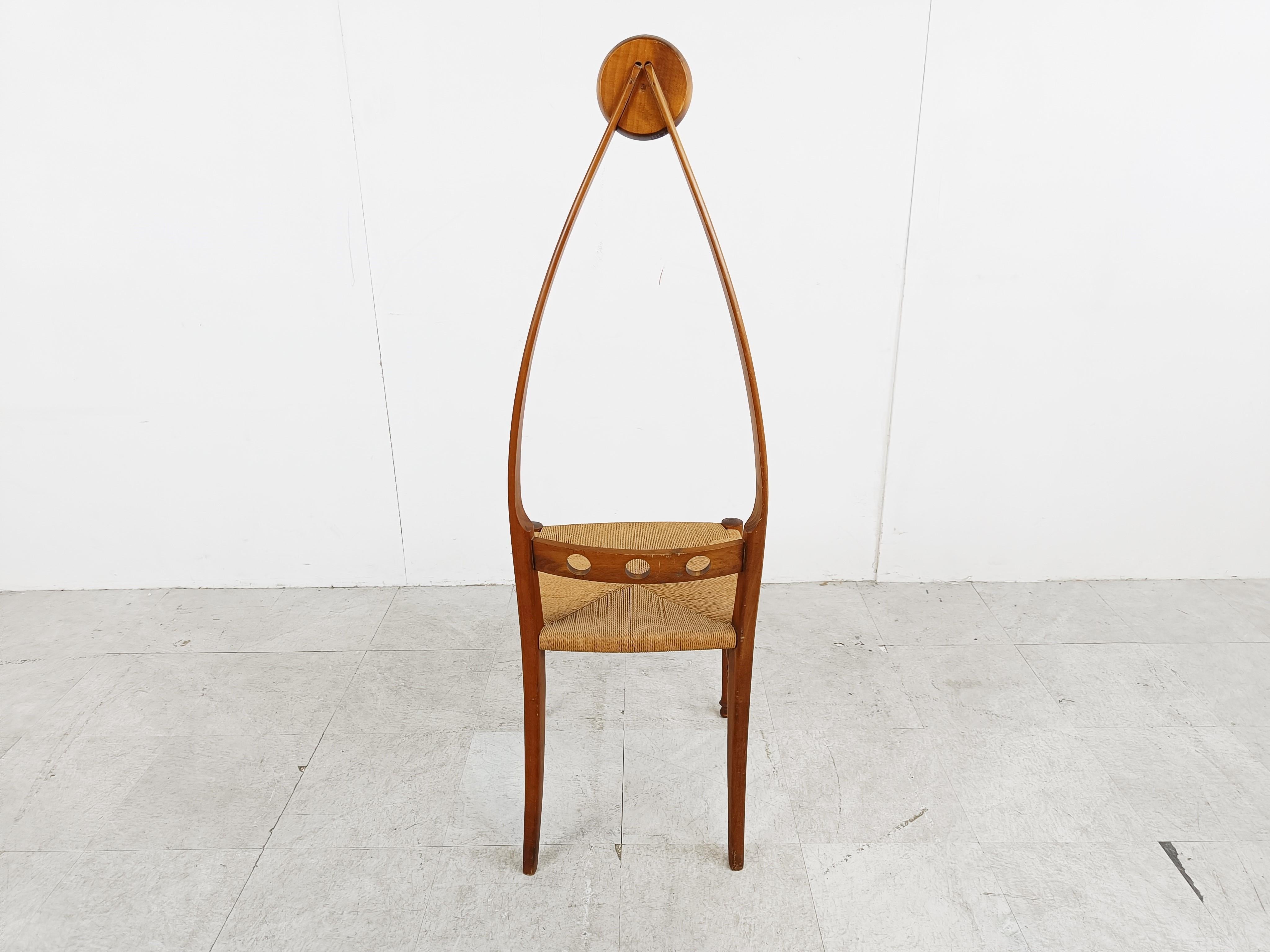 Skulpturaler Stuhl von Pozzi & Varga, 1950er-Jahre  im Angebot 2