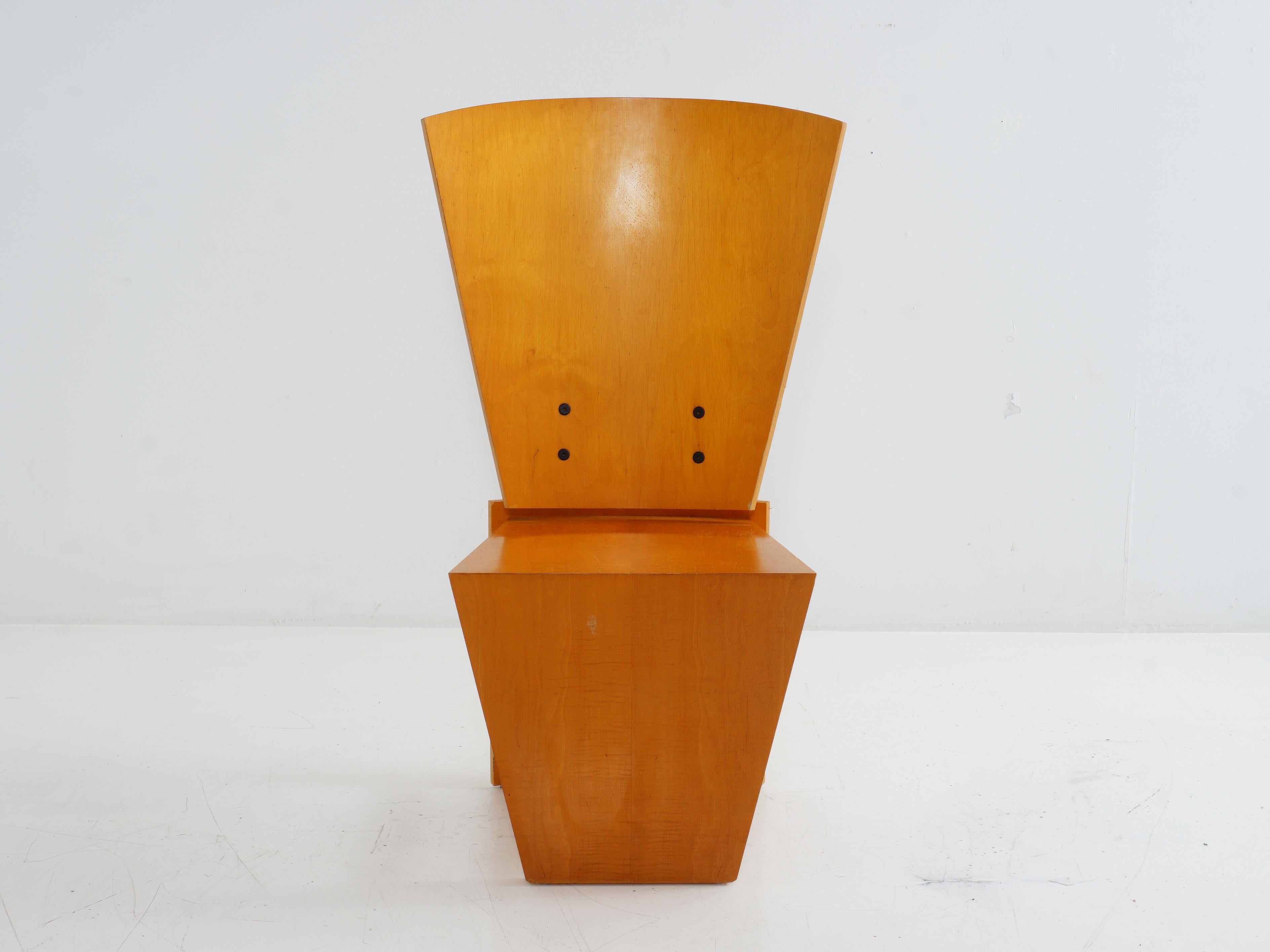 Sculptural Chair by Todd Wolfe, 1991 In Good Condition For Sale In Philadelphia, PA