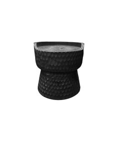 Sculptural Chair Carved from Solid Suar Wood Modern Organic