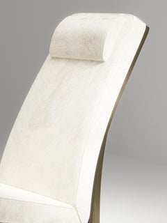 Sculptural Chair in Bronze Patina Brass by Patrick Coard Paris