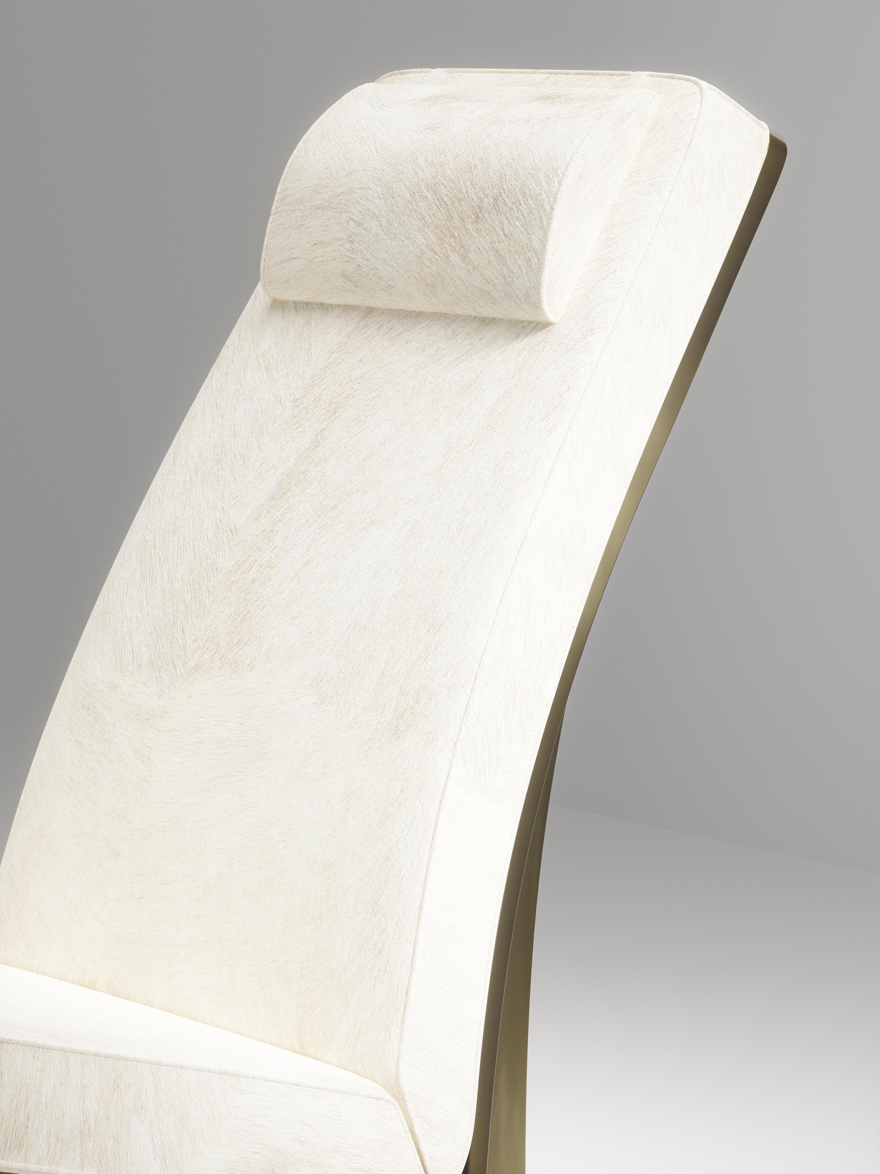XXIe siècle et contemporain Chaise sculpturale en laiton patiné bronze de Patrick Coard Paris en vente