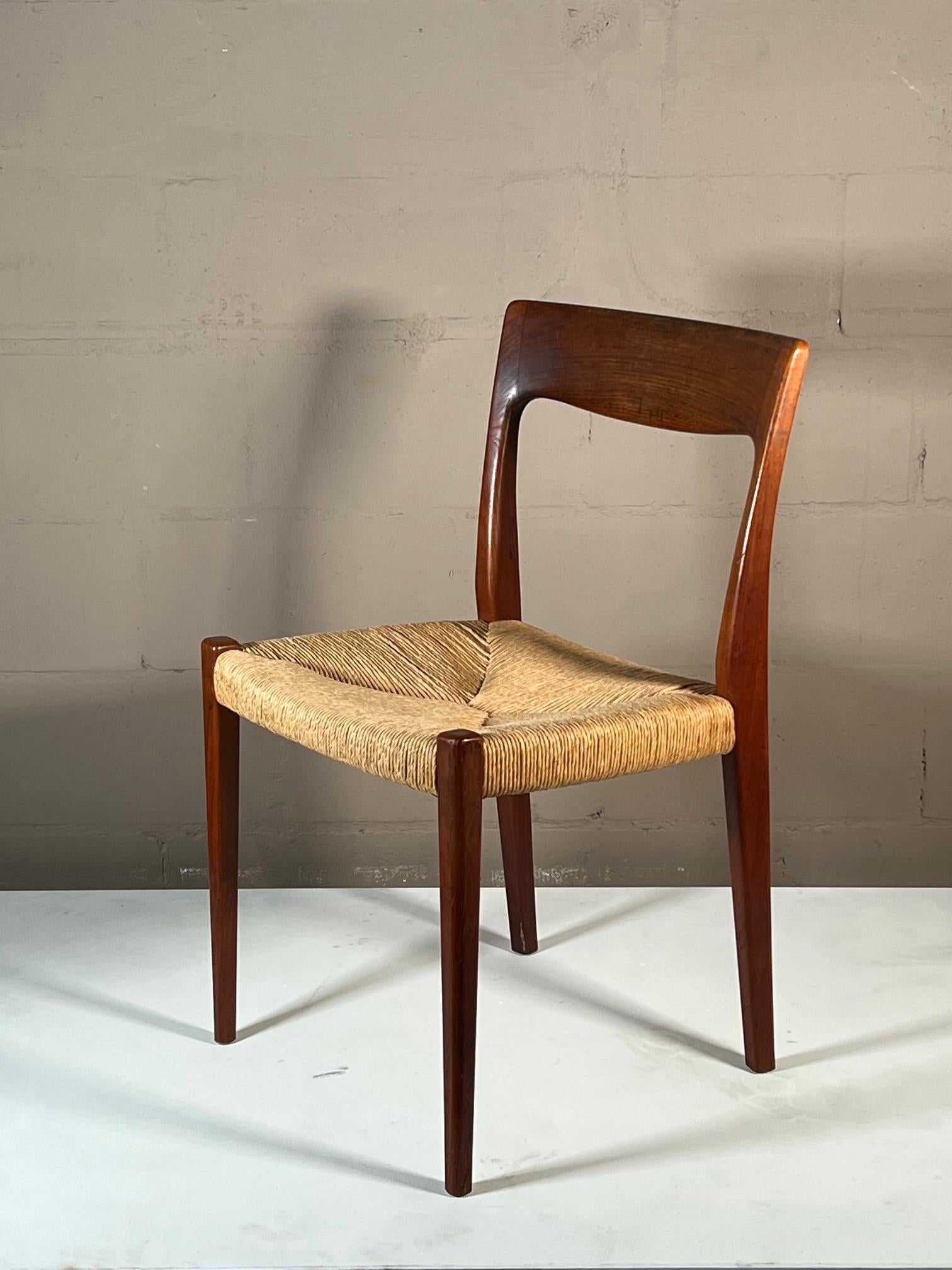 Mid-Century Modern Sculptural Chair in Teak By Svegards Markaryd 