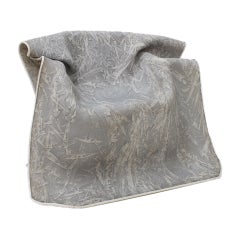 Sculptural Organic Grey Chair Made of Fiberglass, Italy, 1980s