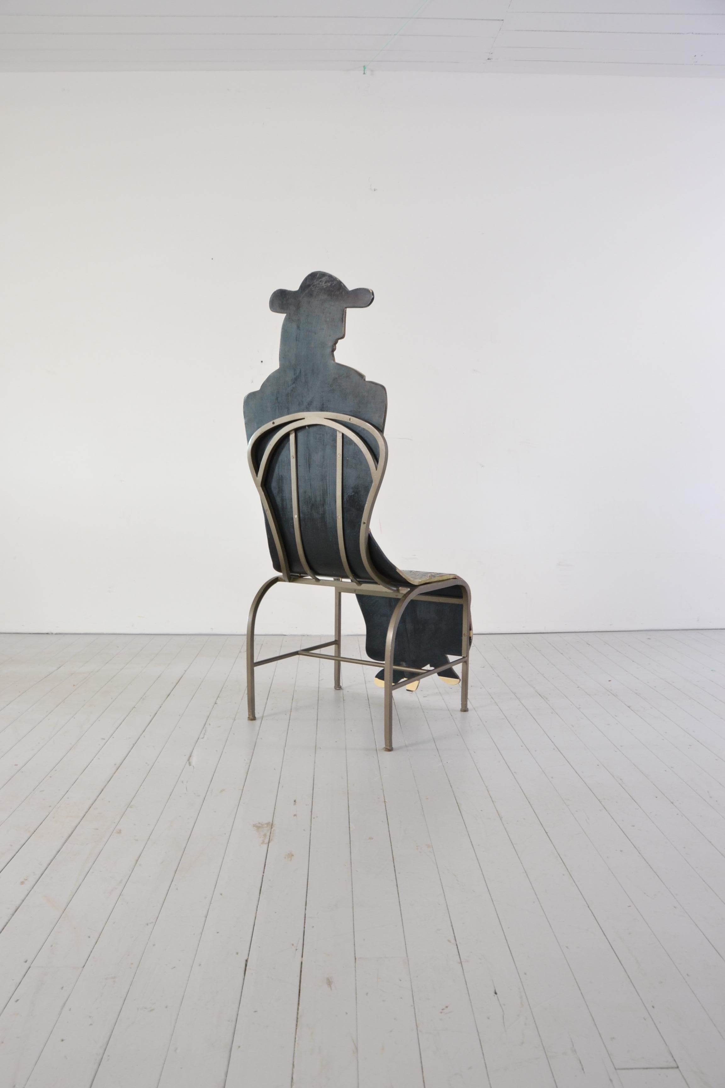 Skulpturale Stühle nach Pable Picasso (Eisen) im Angebot