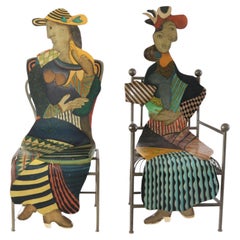 Sculptural Chairs After Pable Picasso