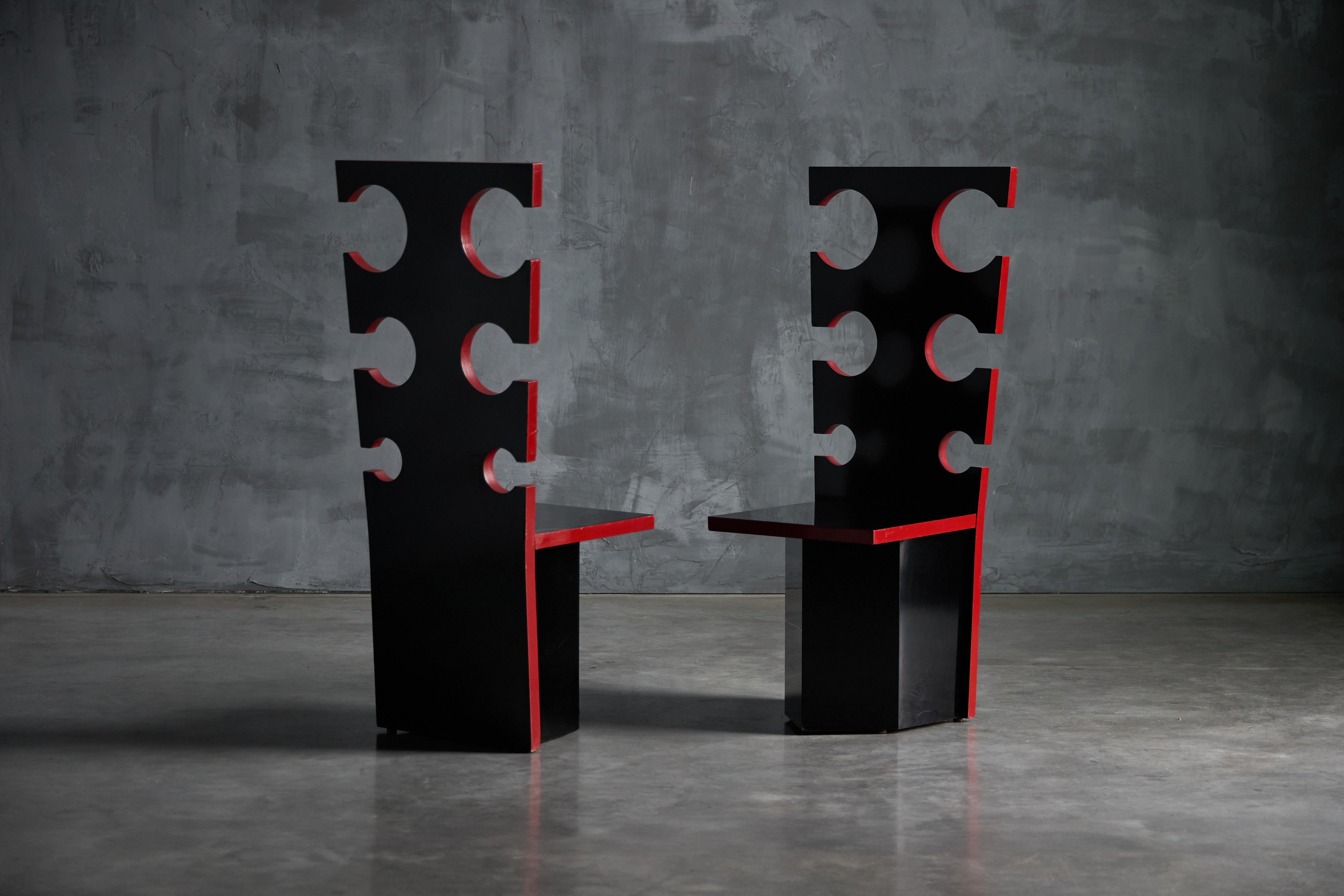 Sculptural Chairs by Max Papiri for Mario Sabot, Italy, 1970s In Excellent Condition For Sale In Antwerp, BE