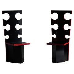 Sculptural Chairs by Max Papiri for Mario Sabot, Italy, 1970s