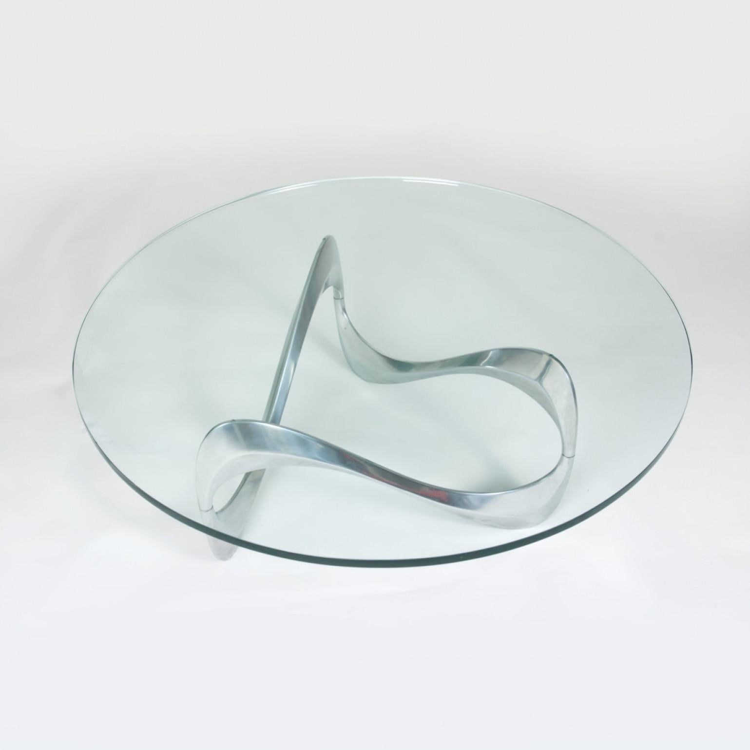 Other Sculptural Chrome Coffee or Side Table by Knut Hesterberg, 1960 For Sale