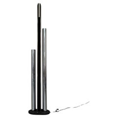 Sculptural Chrome Floor Lamp by Goffredo Reggiani, Italy, 1970s