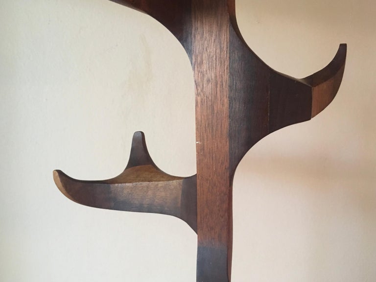 Sculptural Coat rack by Designer Craftsman Ed Livingston for Archotypo Studio at 1stDibs