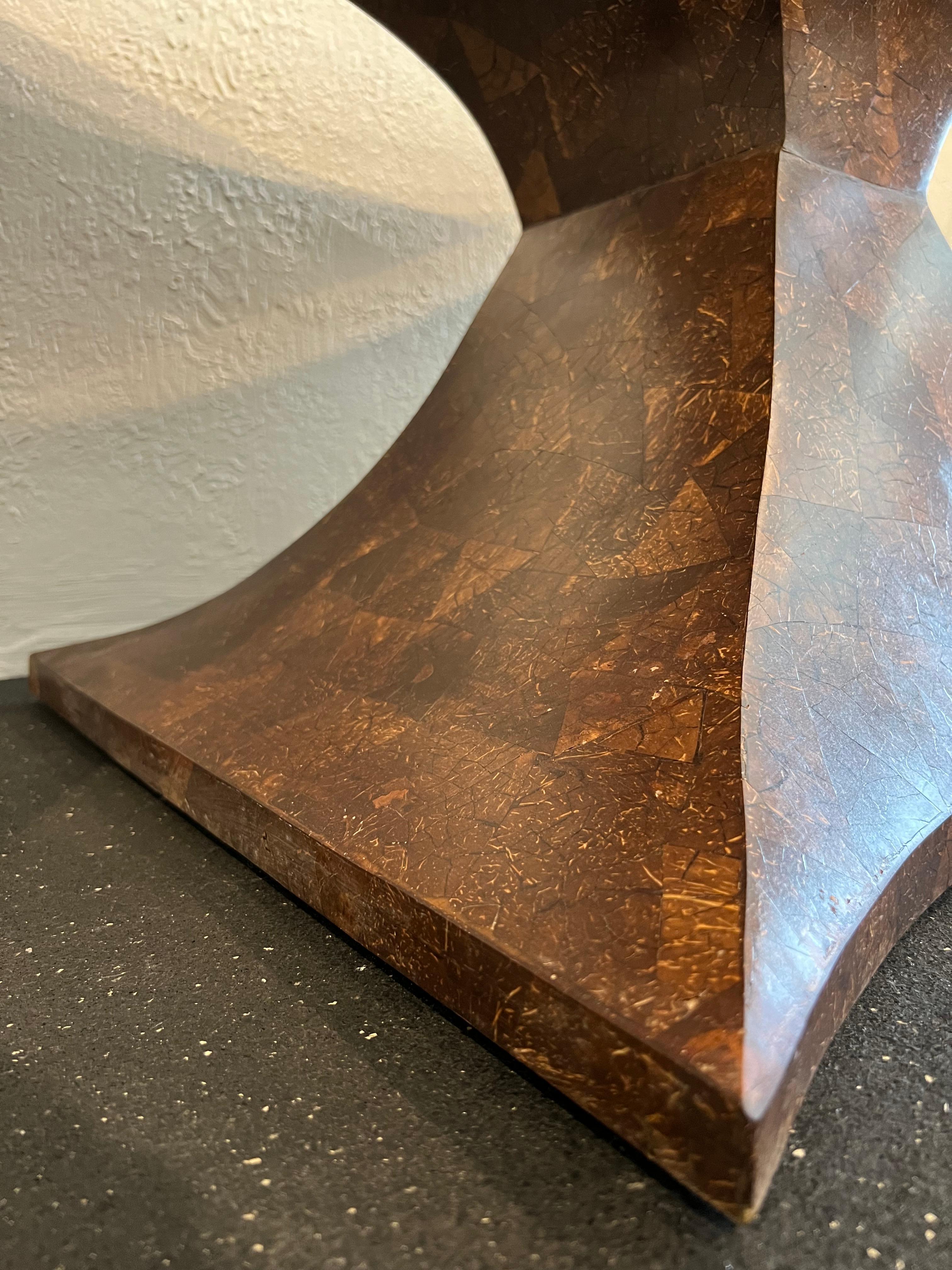 Sculptural Coconut Shell Occasional Table 6