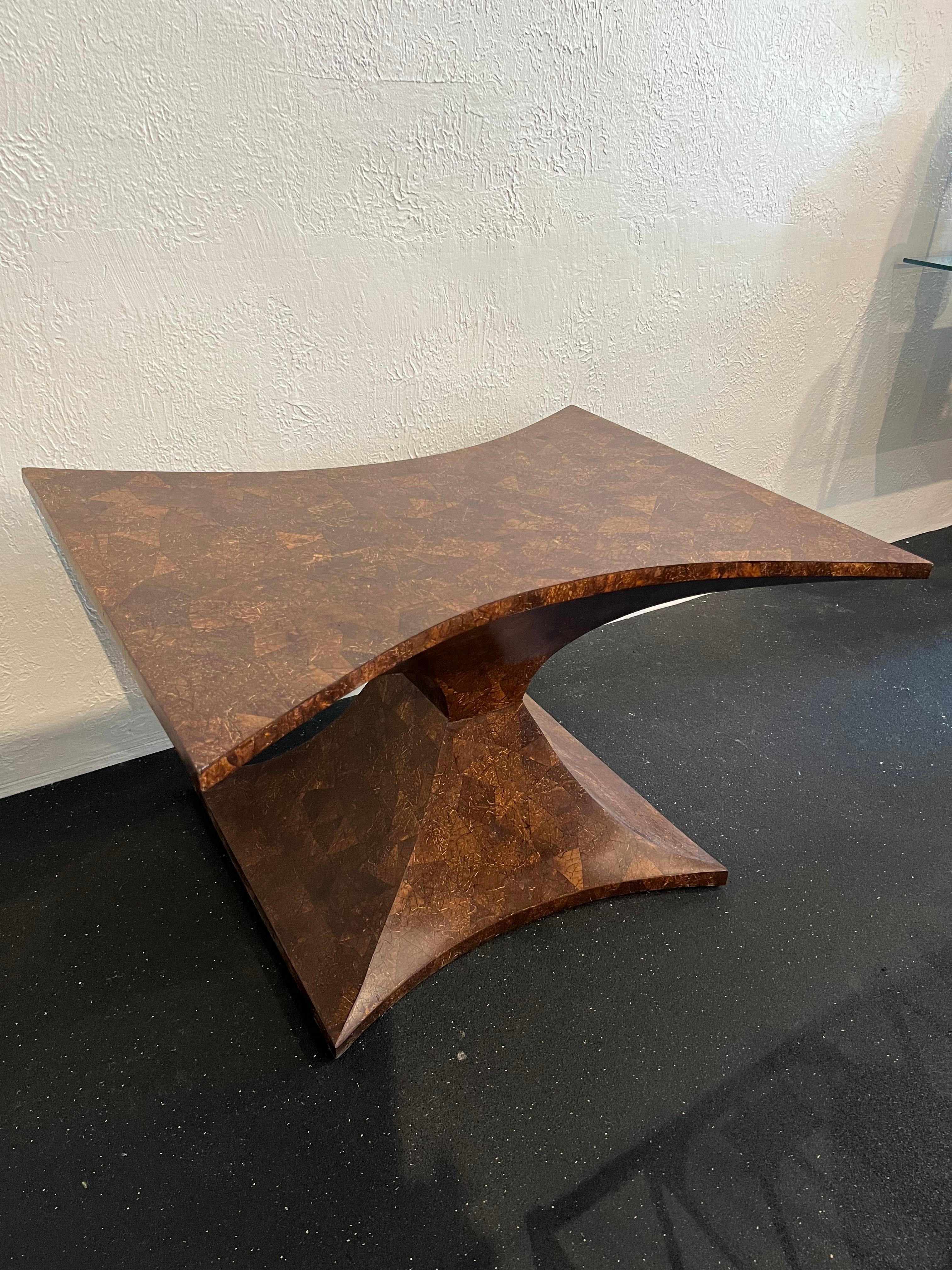 Sculptural Coconut Shell Occasional Table In Good Condition In West Palm Beach, FL