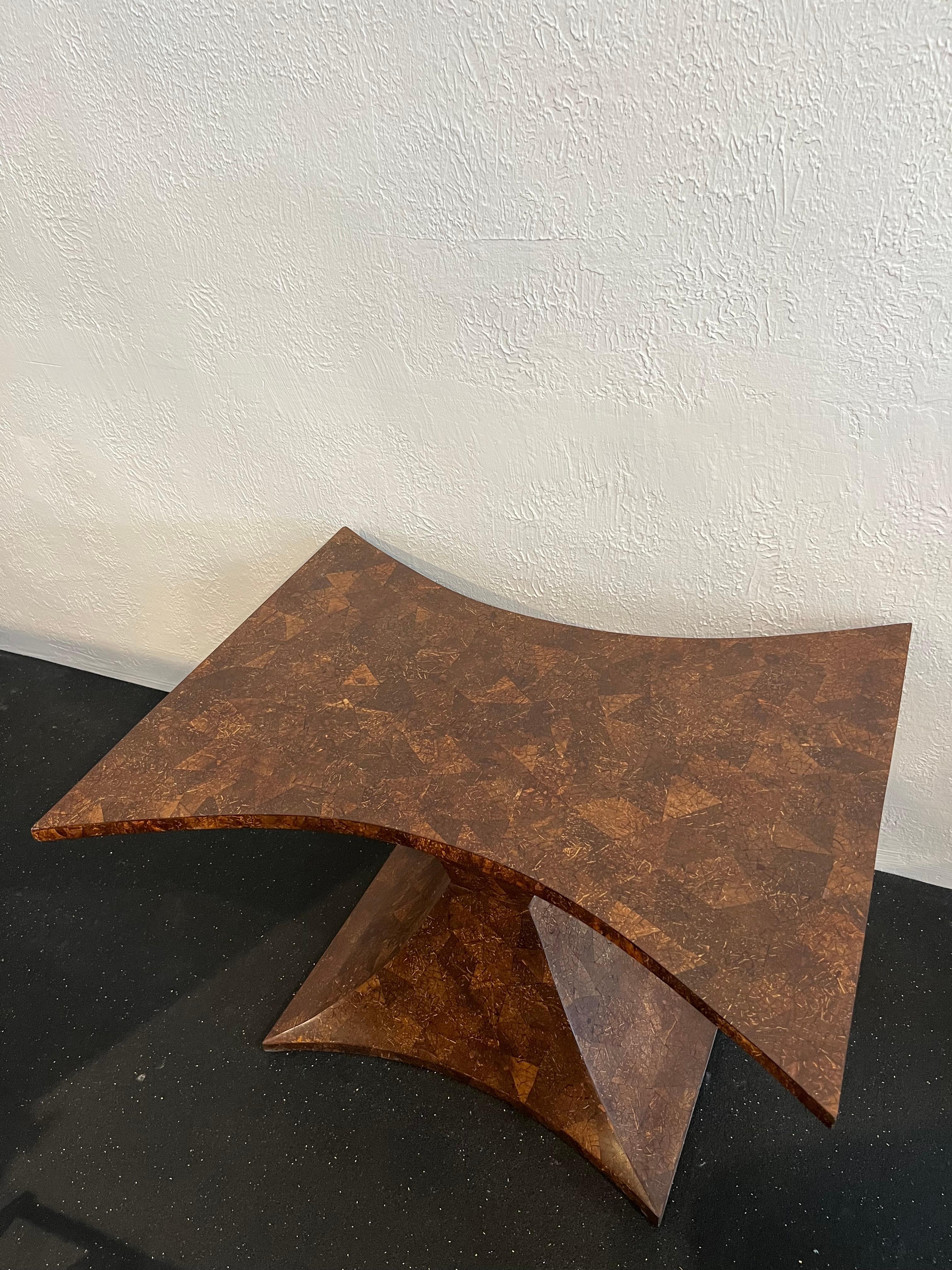 Late 20th Century Sculptural Coconut Shell Occasional Table