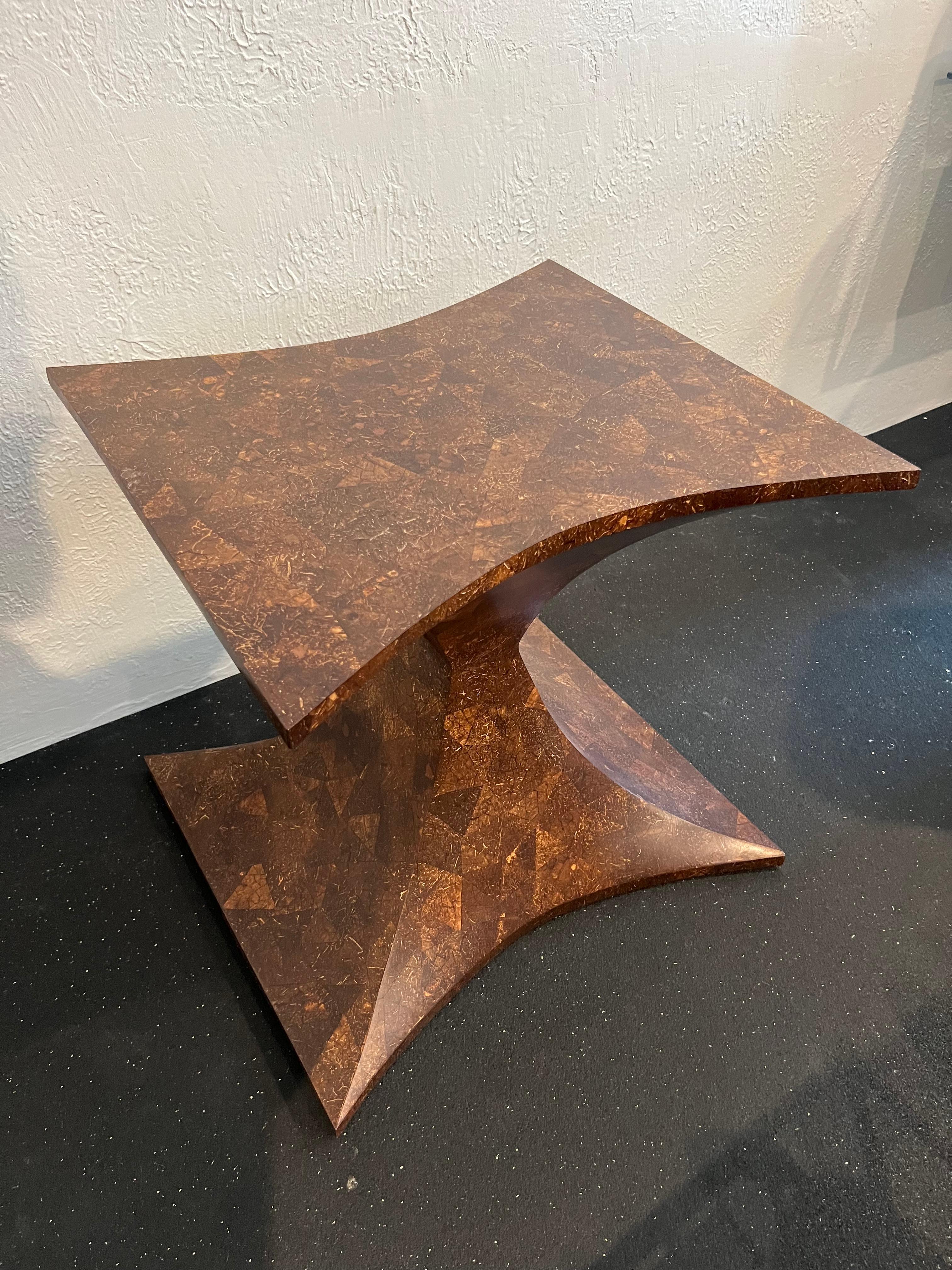 Unknown Sculptural Coconut Shell Side Table