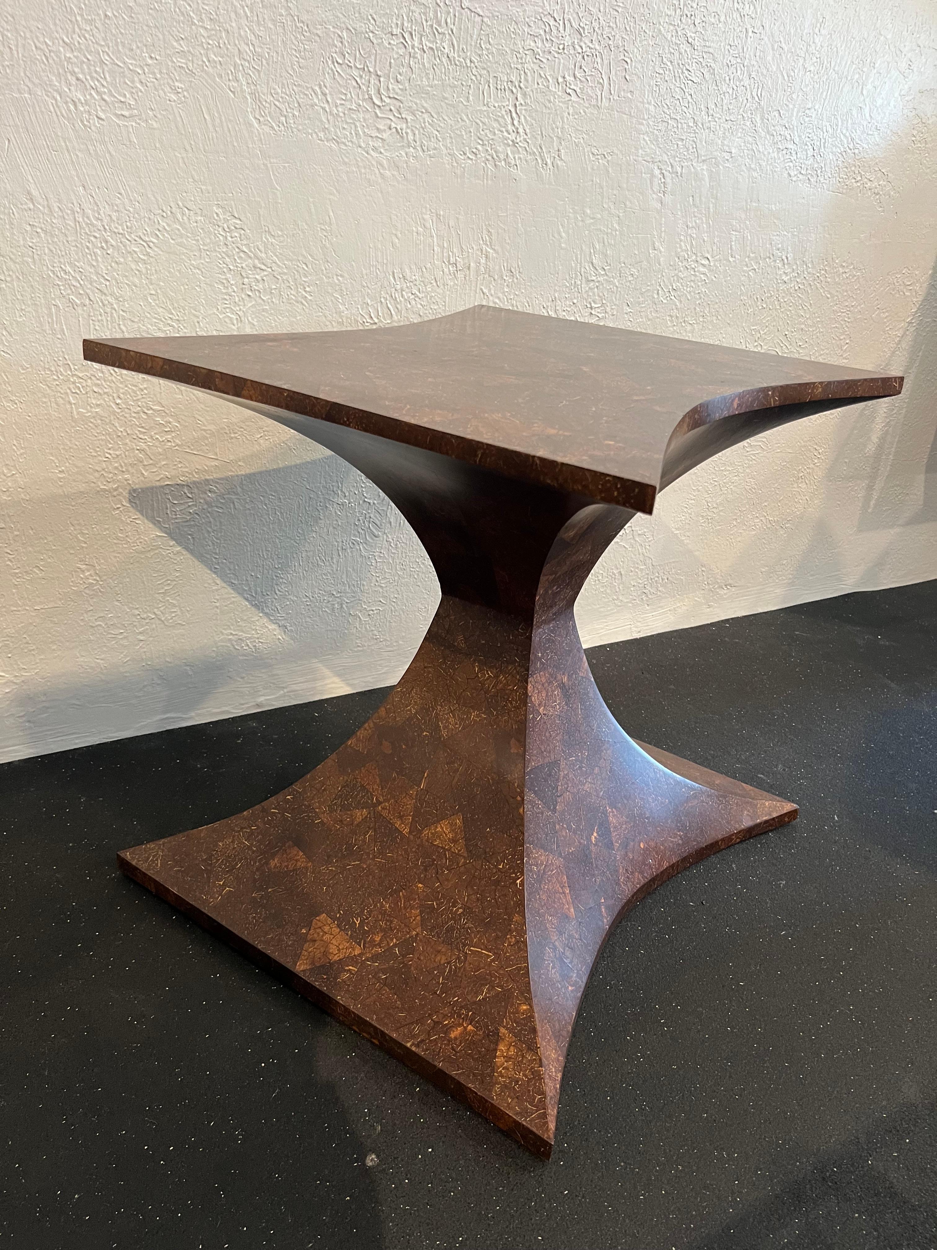 Sculptural Coconut Shell Side Table 1