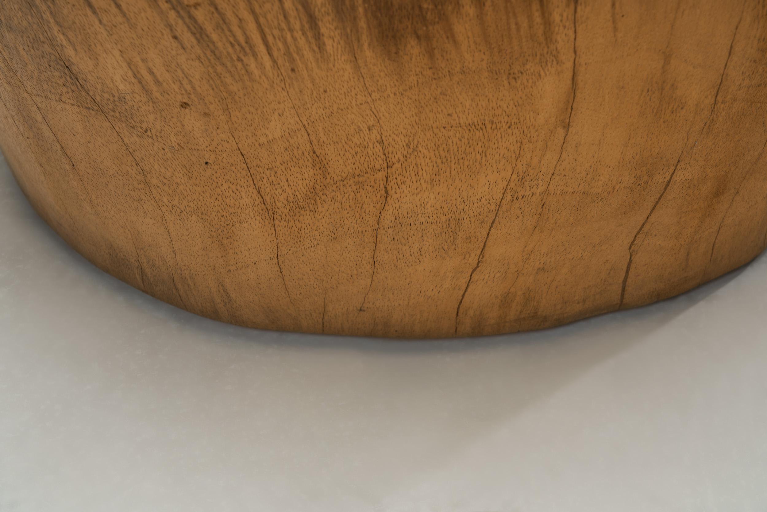 Silla Escultórica de Madera de Coco, Europa Segunda mitad del siglo XX en venta 11