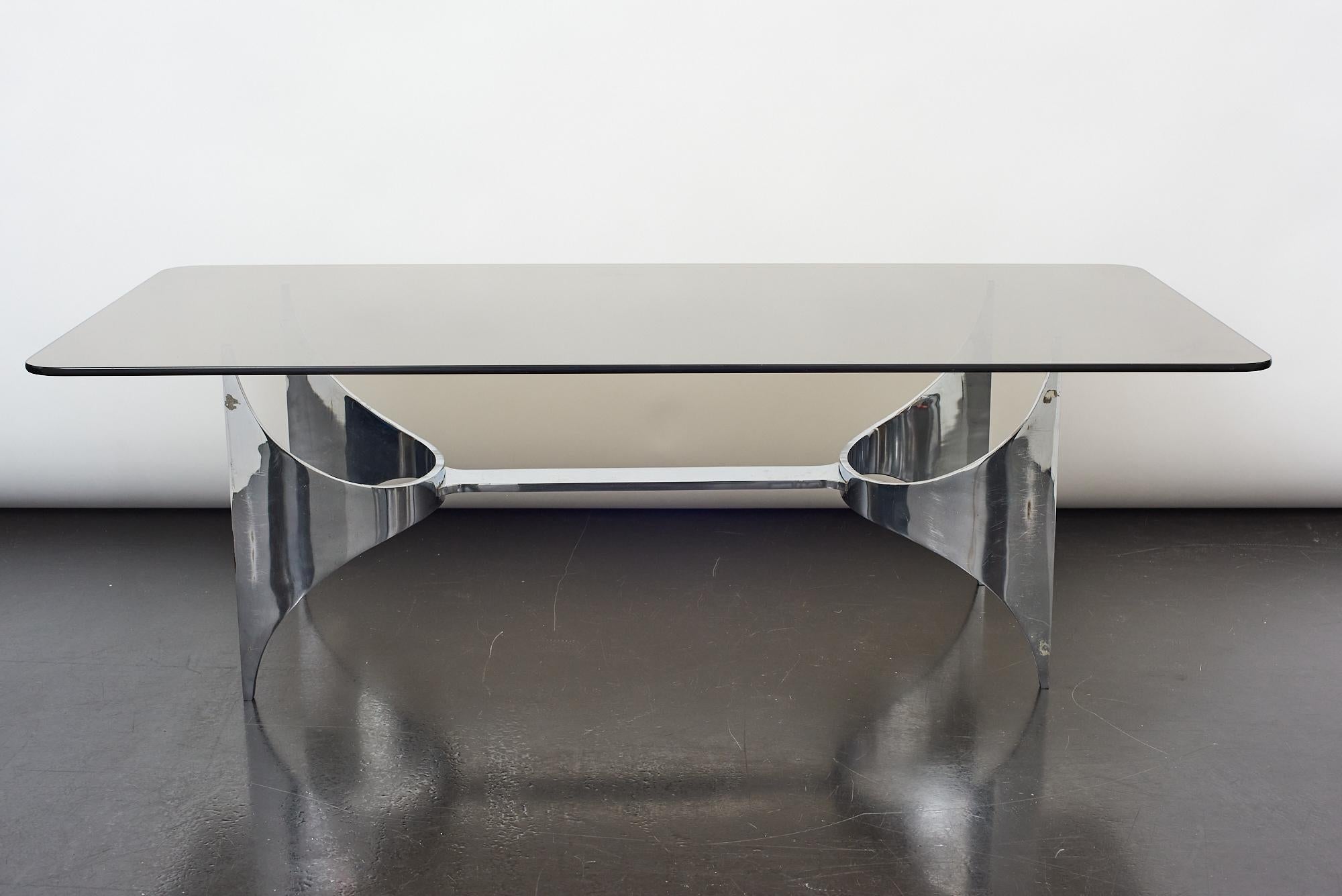 German Sculptural Coffee Table Attributed to Knut Hesterberg for Ronald Schmitt For Sale