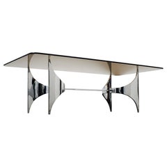 Sculptural Coffee Table Attributed to Knut Hesterberg for Ronald Schmitt