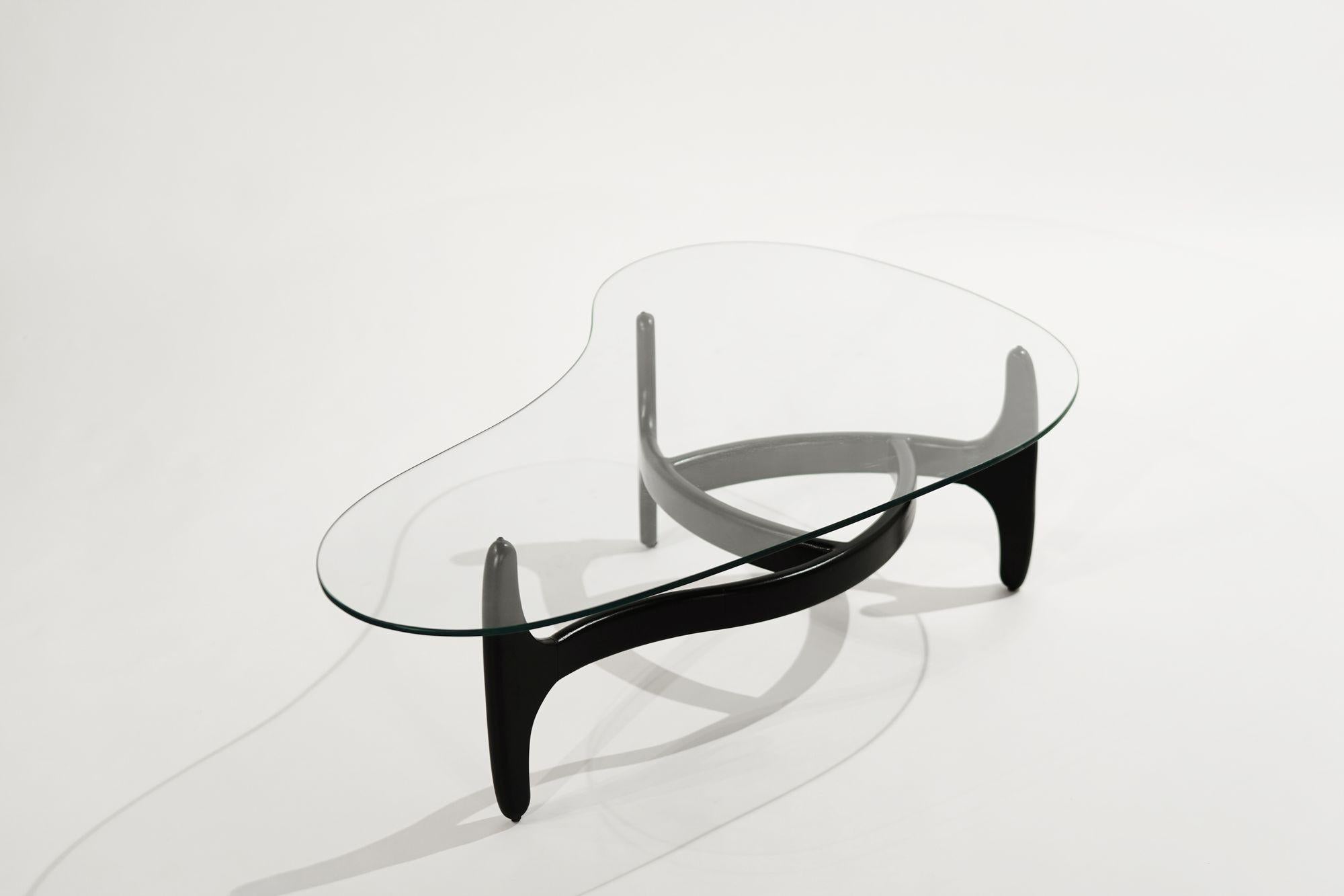 Glass Sculptural Coffee Table by Adrian Pearsall, C. 1950s