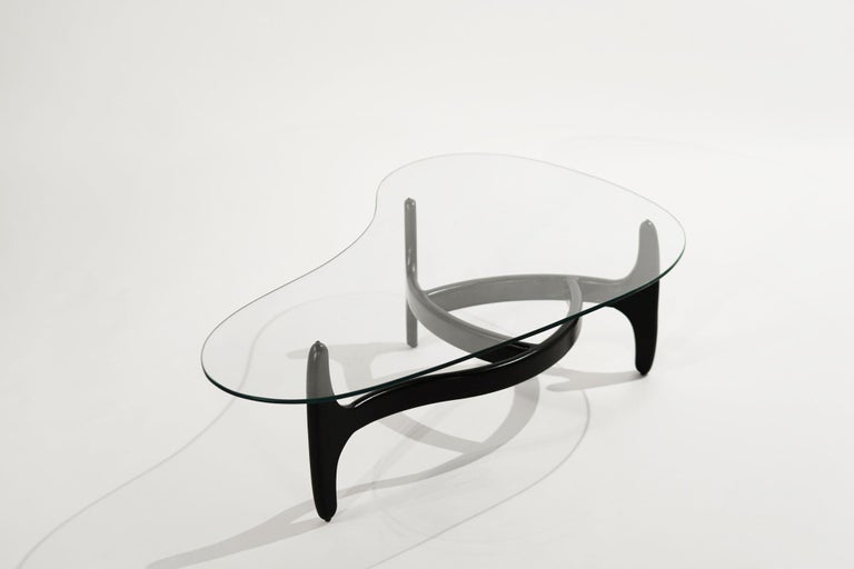 Glass Sculptural Coffee Table by Adrian Pearsall, C. 1950s For Sale
