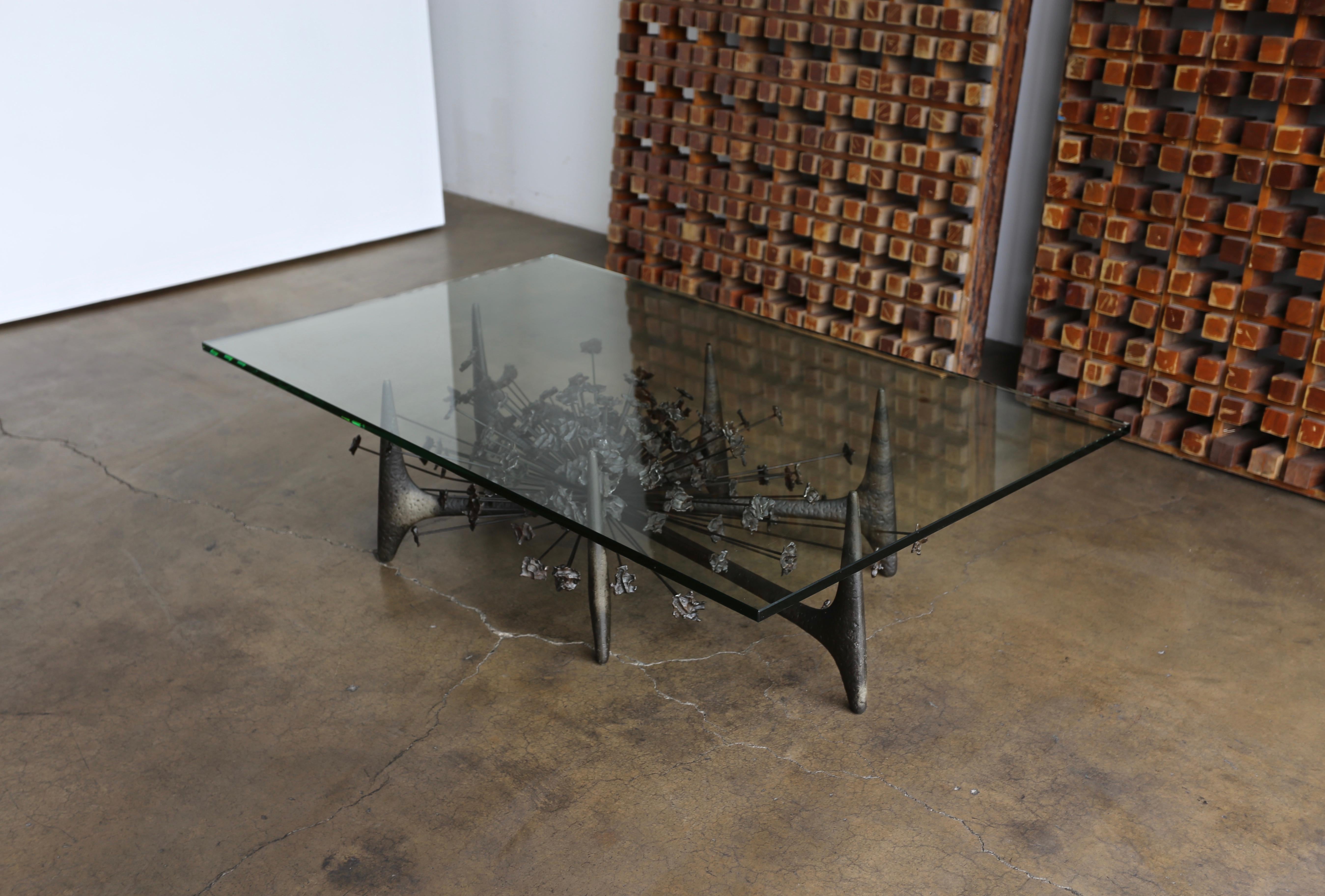Sculptural Coffee Table by Daniel Gluck In Good Condition In San Juan Capistrano, CA