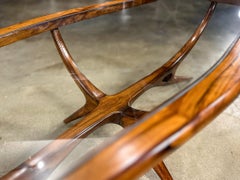 Sculptural Coffee Table by Giuseppe Scapinelli, Brazilian Modernism, 1950s