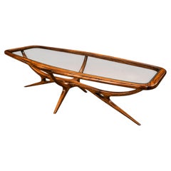 Sculptural Coffee Table by Giuseppe Scapinelli, Brazilian Modernism, 1950s