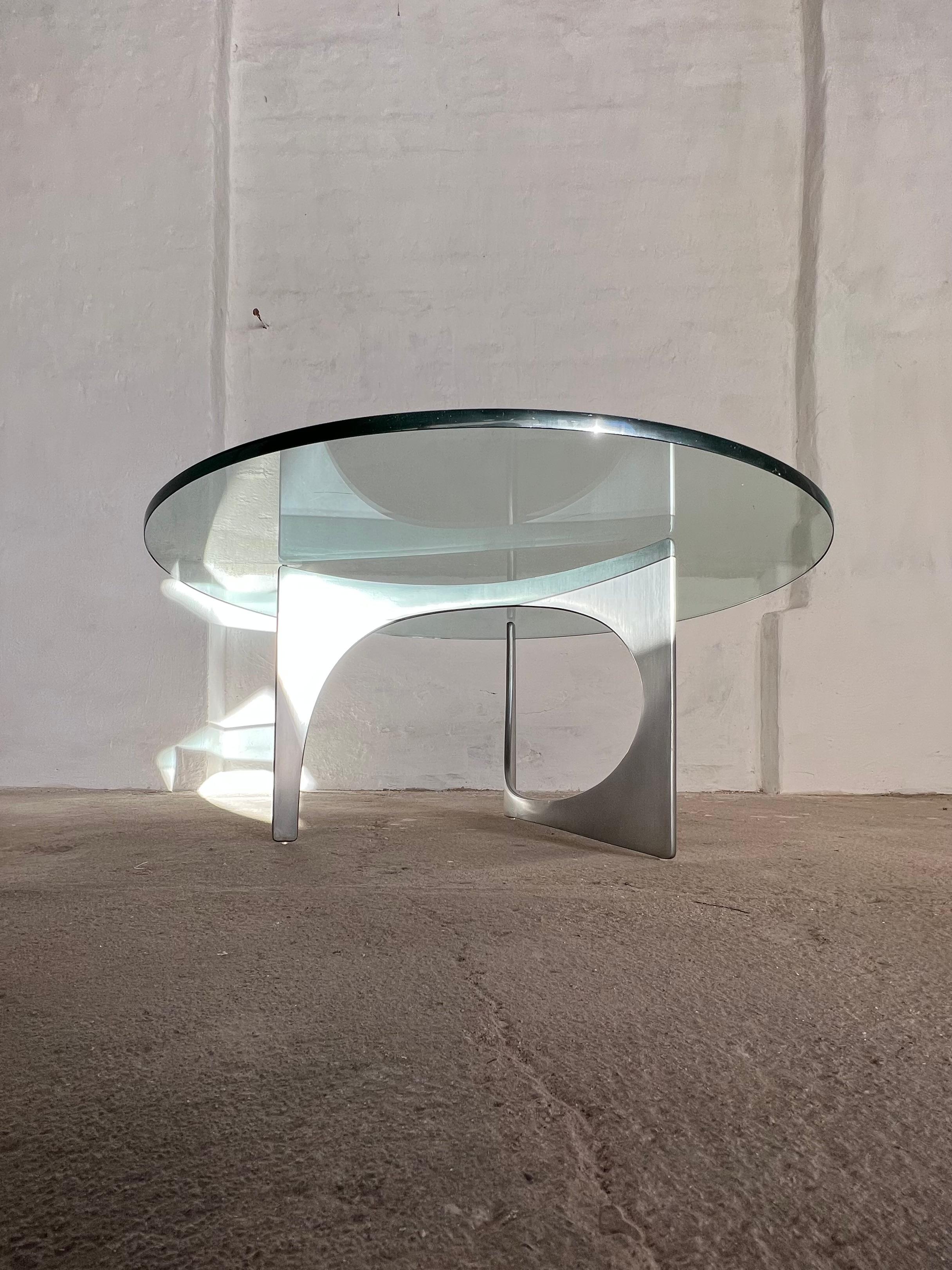 20ième siècle Table basse sculpturale de Knut Hesterberg/ Ronald Schmitt, années 1960 en vente