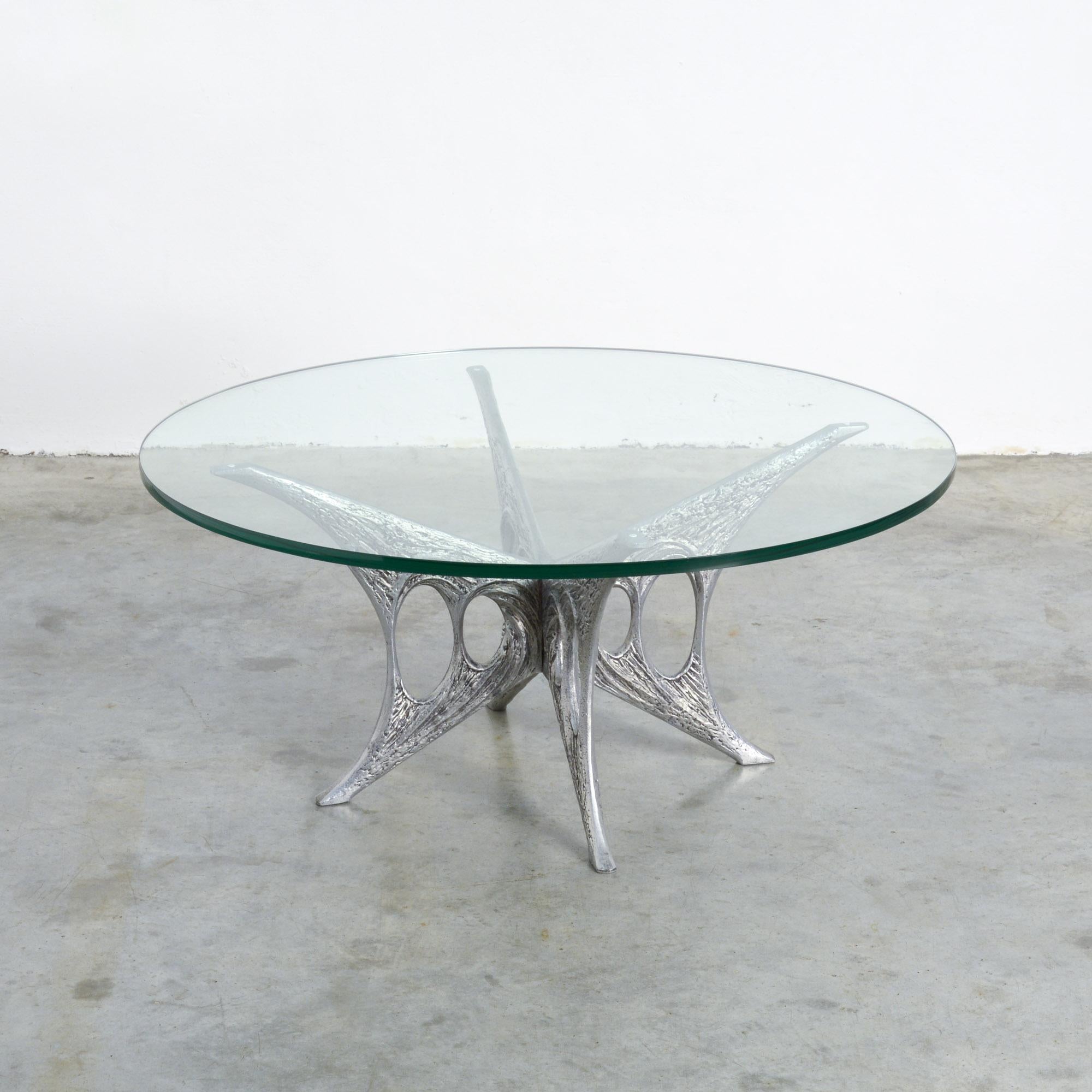 Sculptural Coffee Table by Willy Ceysens For Sale 3