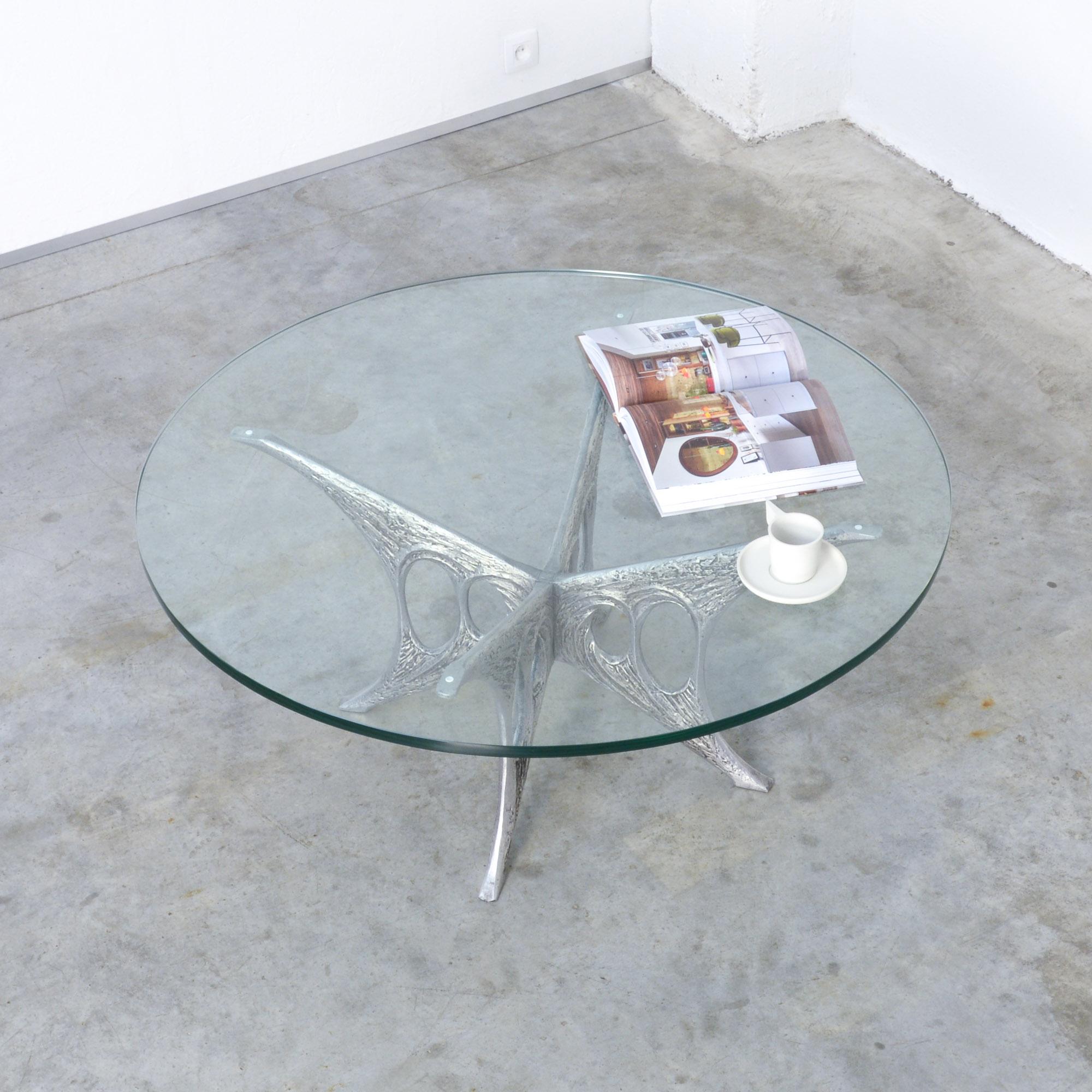 Sculptural Coffee Table by Willy Ceysens For Sale 5