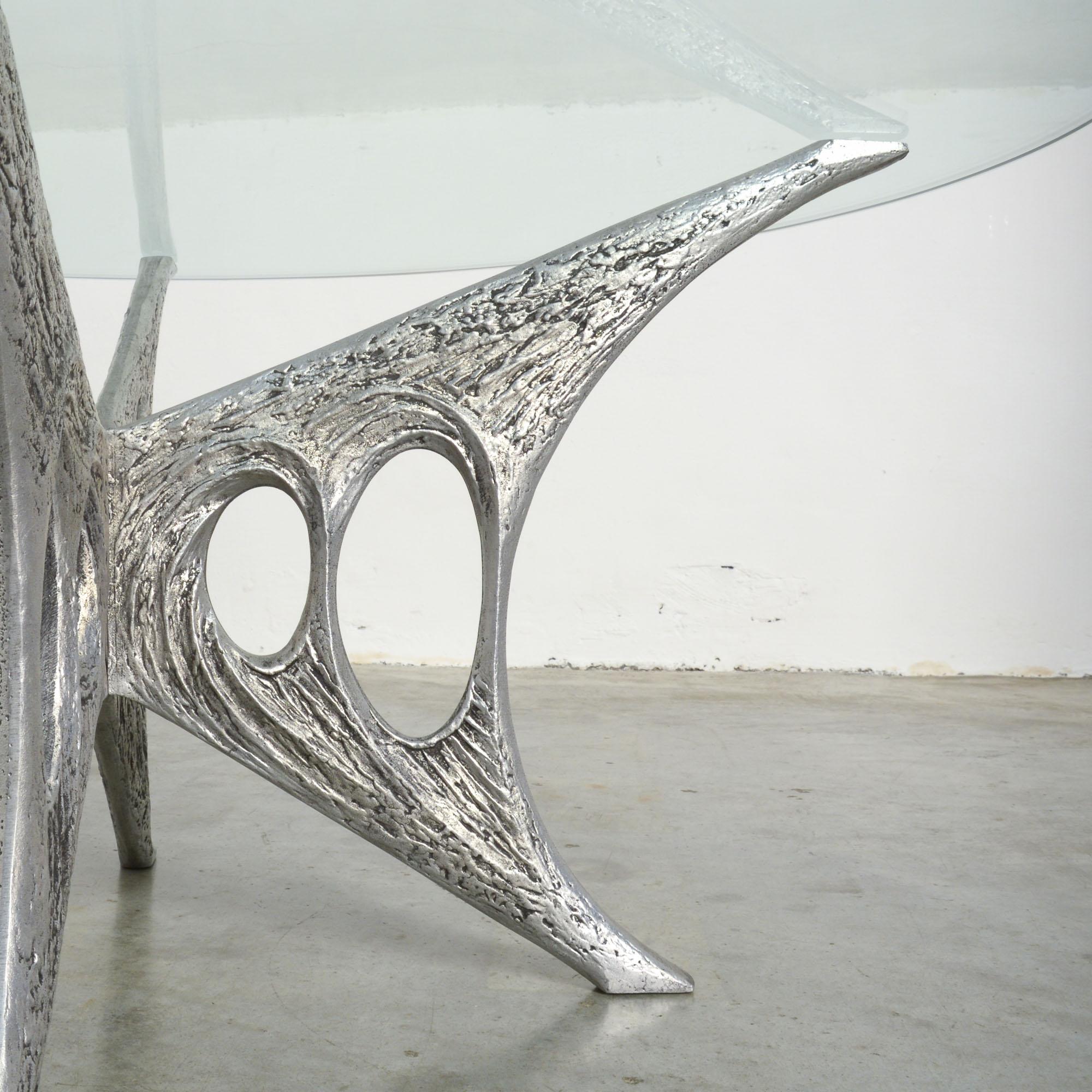 Table basse sculpturale de Willy Ceysens en vente 2