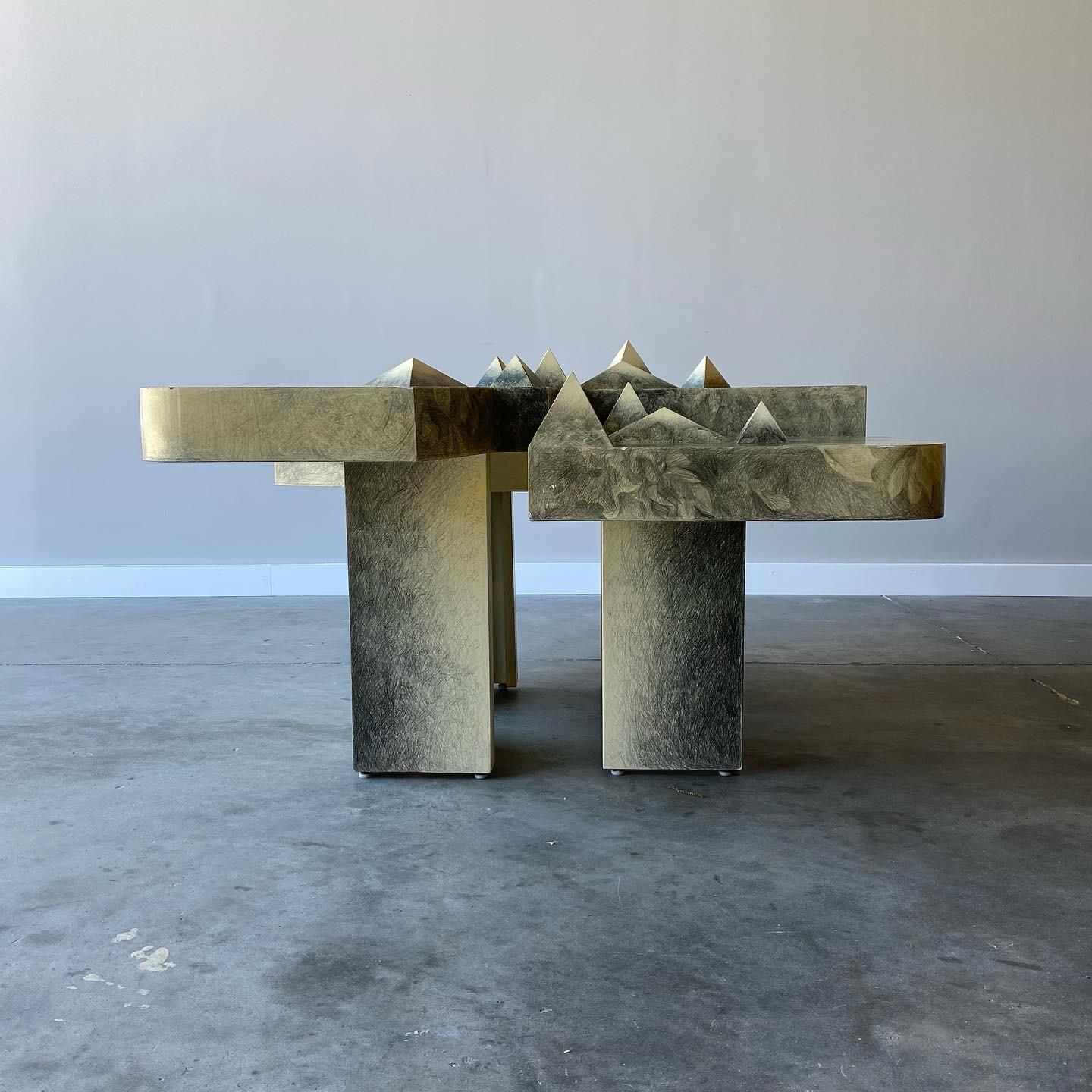 Skulpturaler Couchtisch, Edward Rokosz, 1992 (Nordamerikanisch) im Angebot