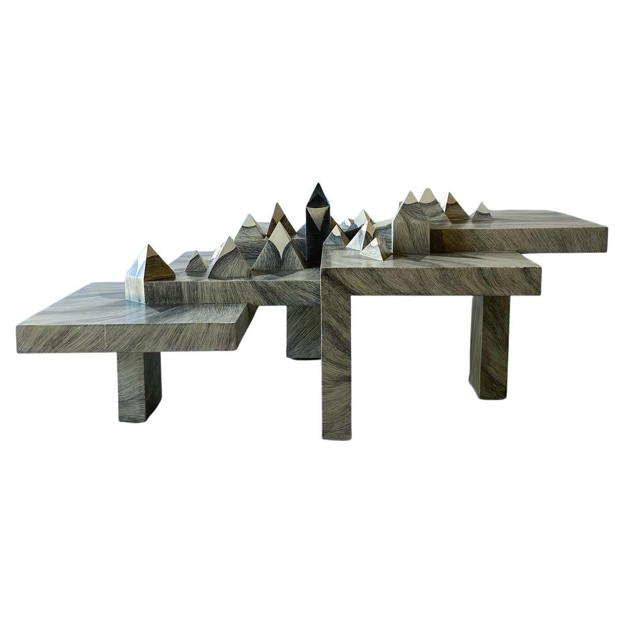 Sculptural Coffee Table, Edward Rokosz, 1993 For Sale