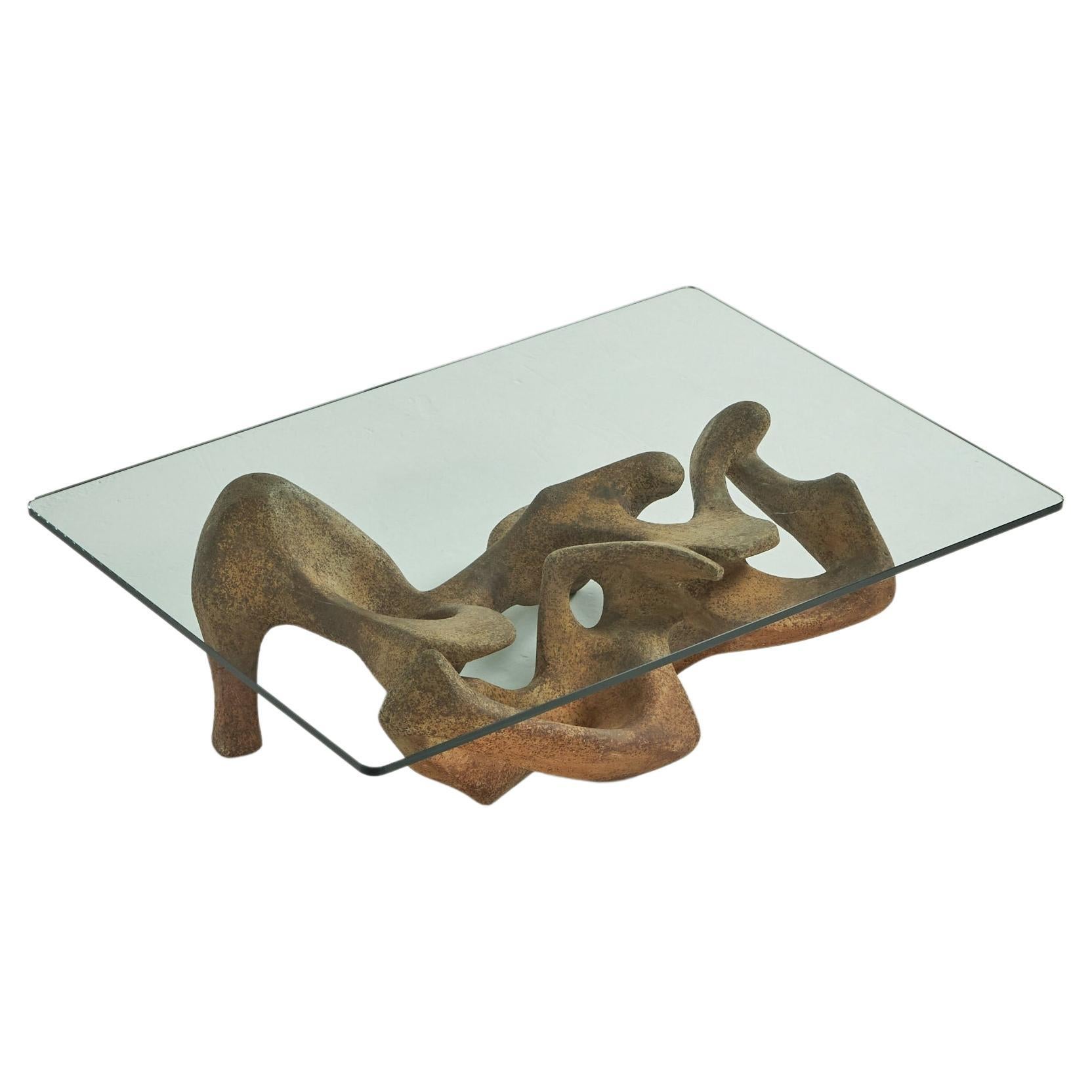 Sculptural Coffee Table in Concrete, Italy, 1960